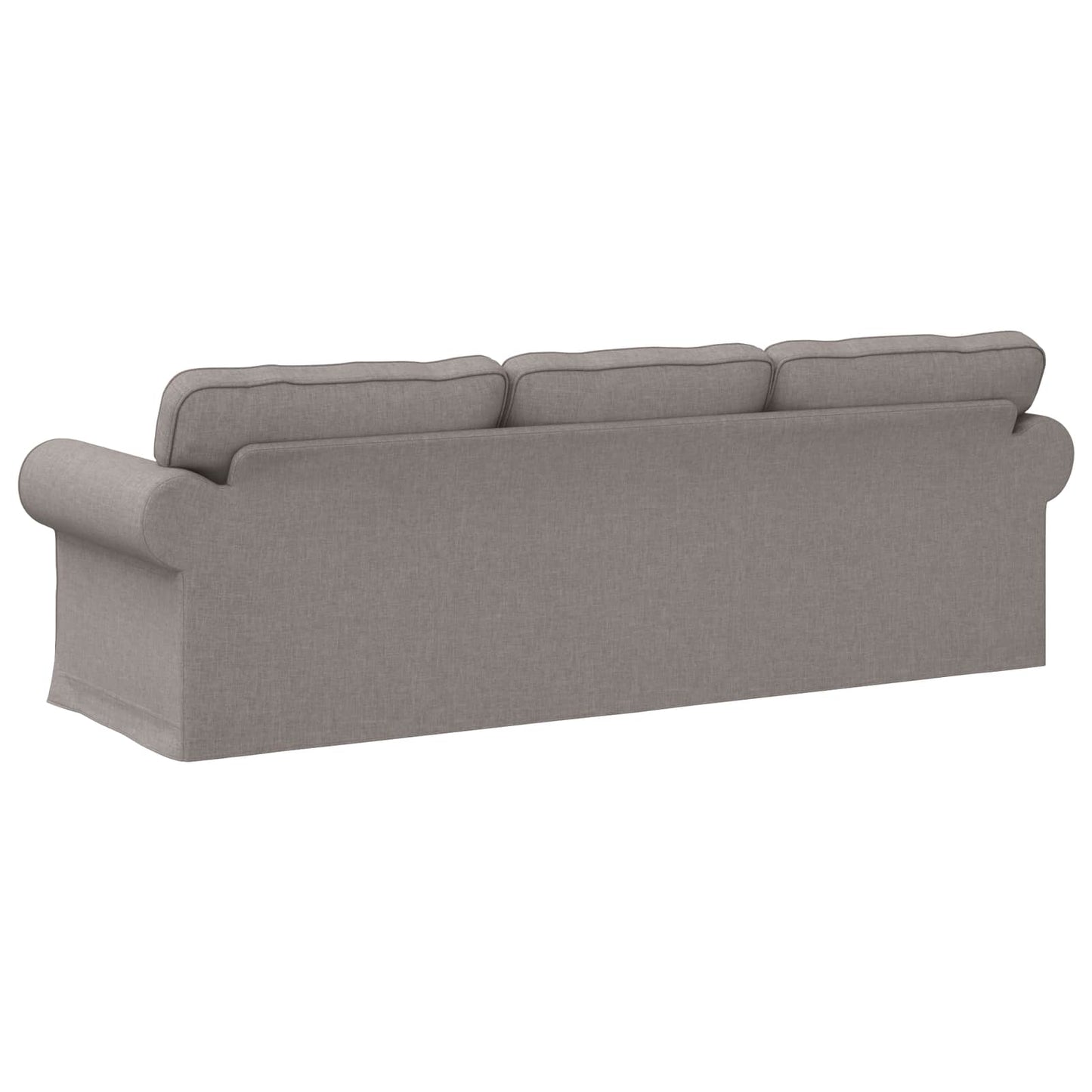 Sofa Taupe 245 x 82 x 80 cm Stoff