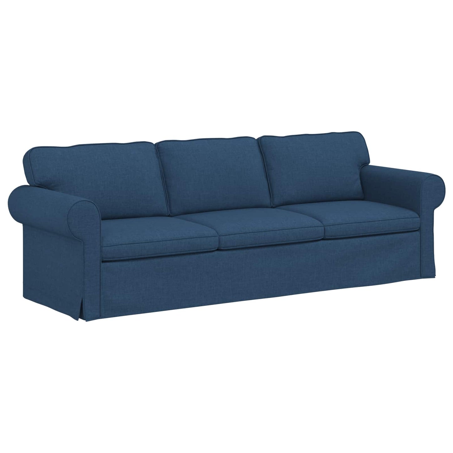 Sofa Blau 245 x 82 x 80 cm Stoff