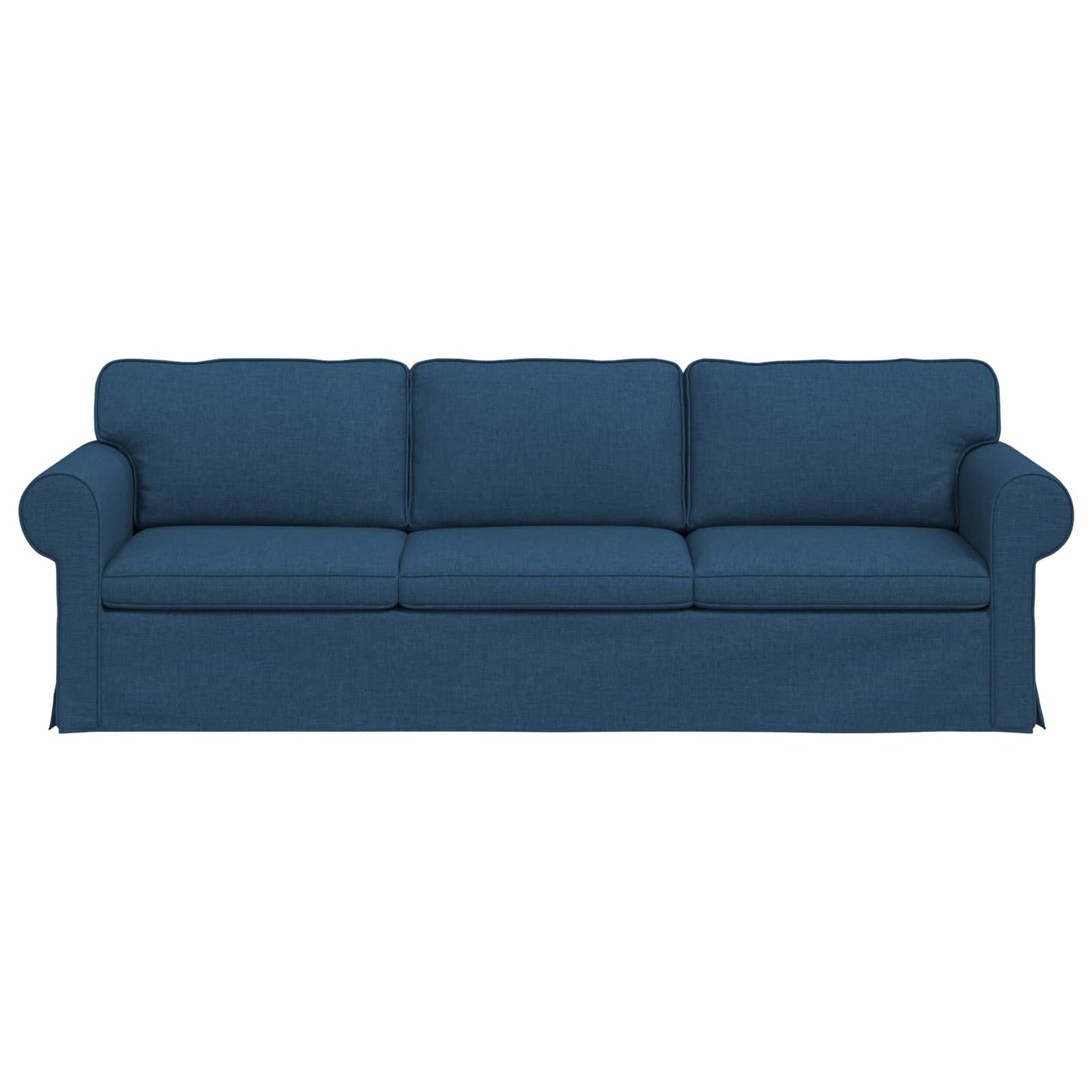 Sofa Blau 245 x 82 x 80 cm Stoff
