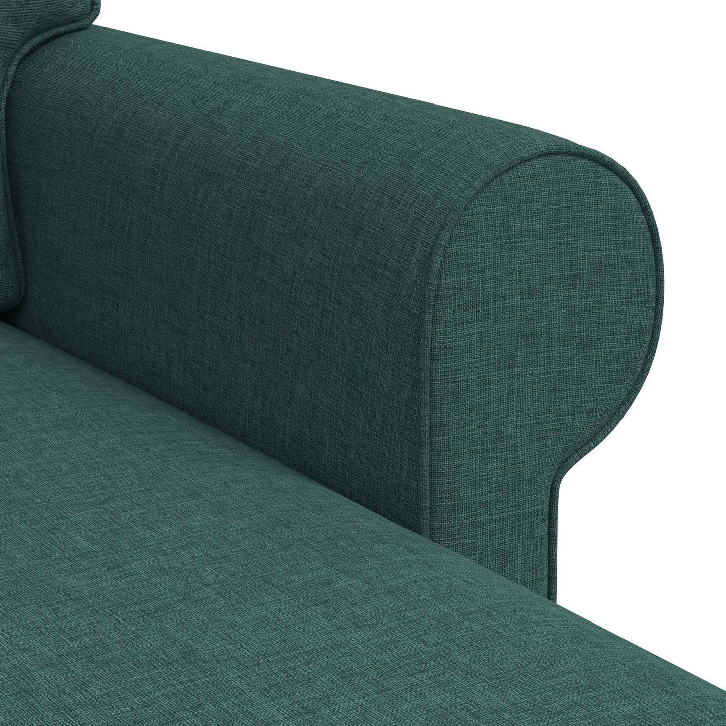 Sofa Dunkelgrün 195 x 138 x 80 cm Stoff