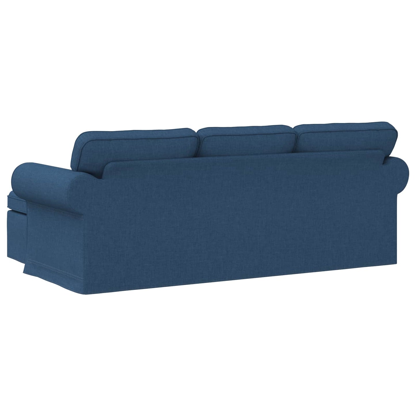 Sofa Blau 215 x 138 x 80 cm Stoff