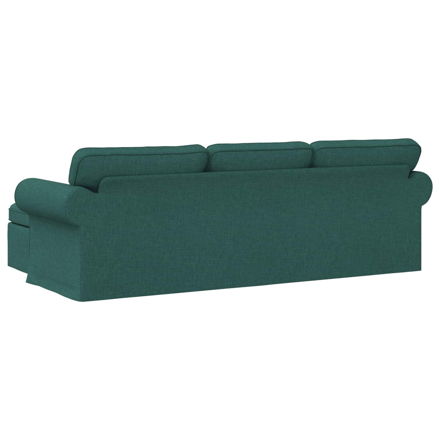 Sofa Dunkelgrün 245 x 138 x 80 cm Stoff