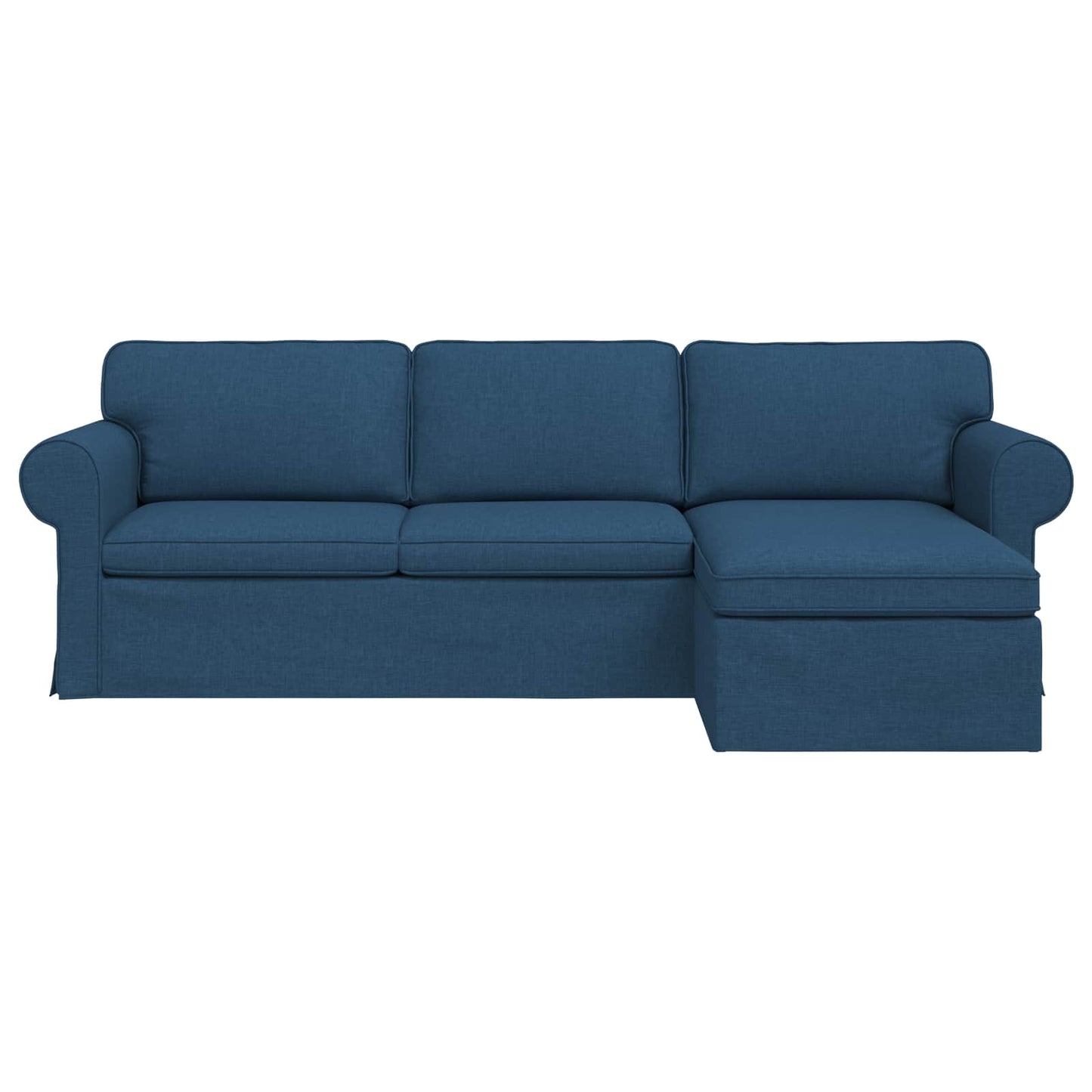 Sofa Blau 245 x 138 x 80 cm Stoff