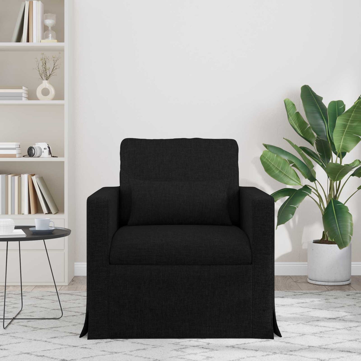 Sofa Schwarz 78 x 78 x 80 cm Stoff