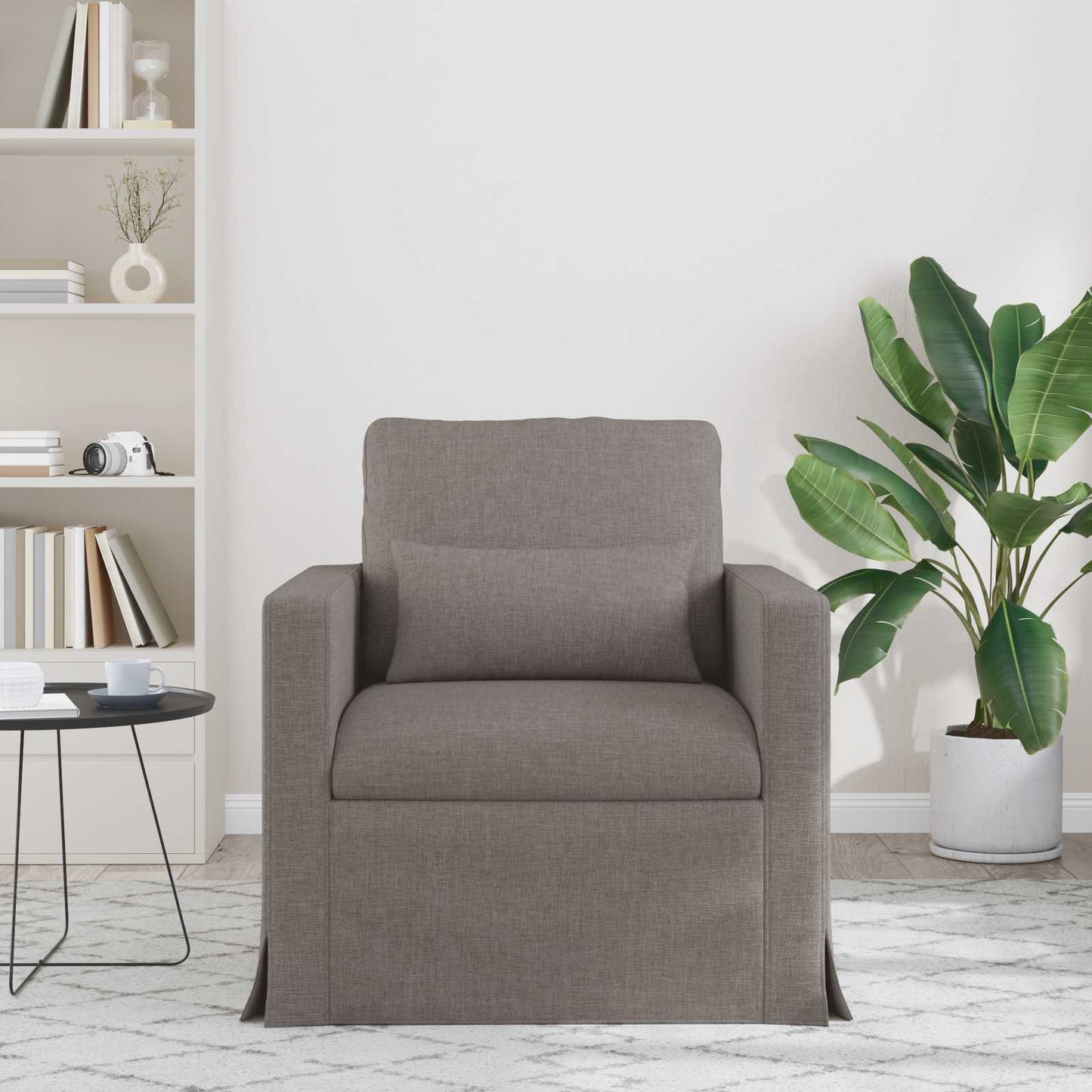 Sofa Taupe 78 x 78 x 80 cm Stoff