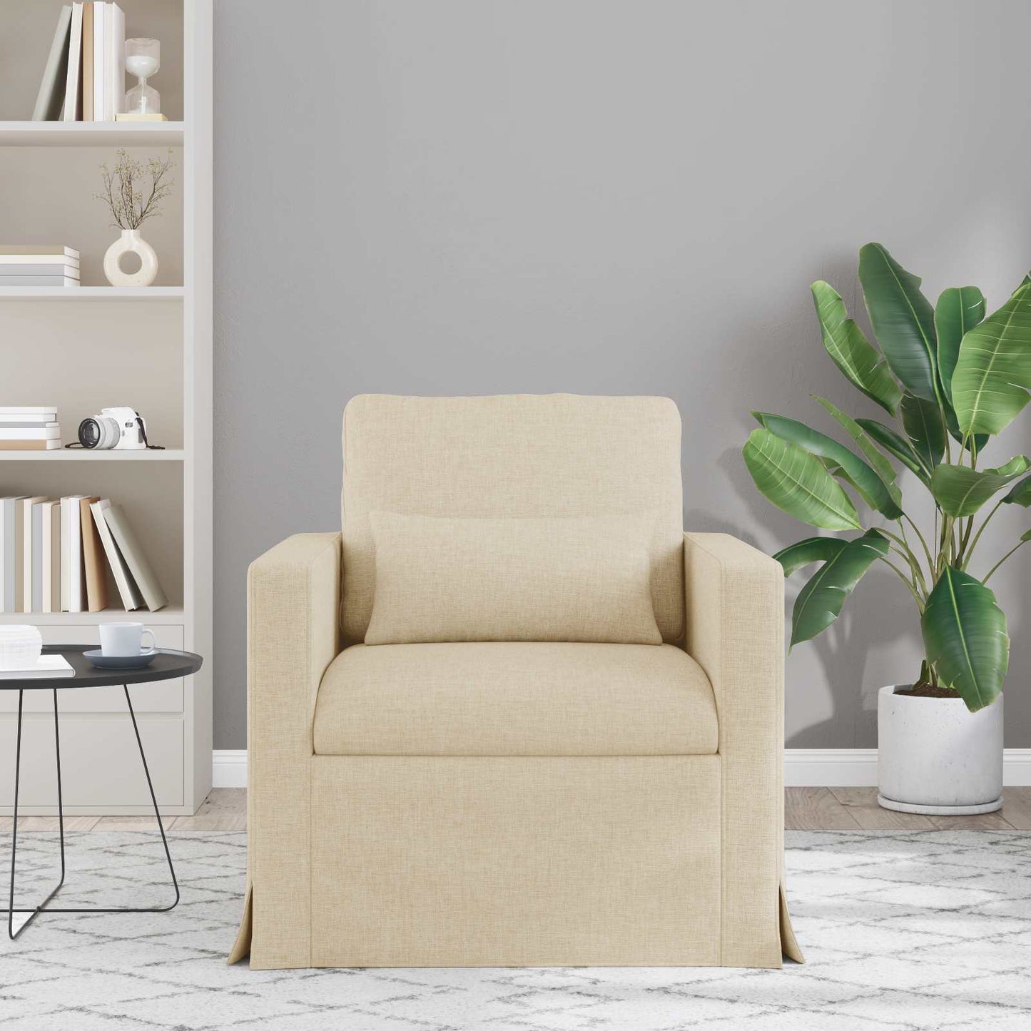 Sofa Creme 78 x 78 x 80 cm Stoff