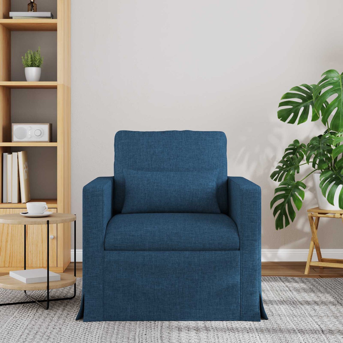 Sofa Blau 78 x 78 x 80 cm Stoff