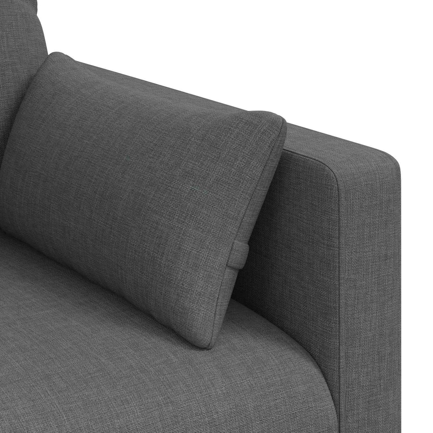 Sofa Dunkelgrau 139 x 78 x 80 cm Stoff