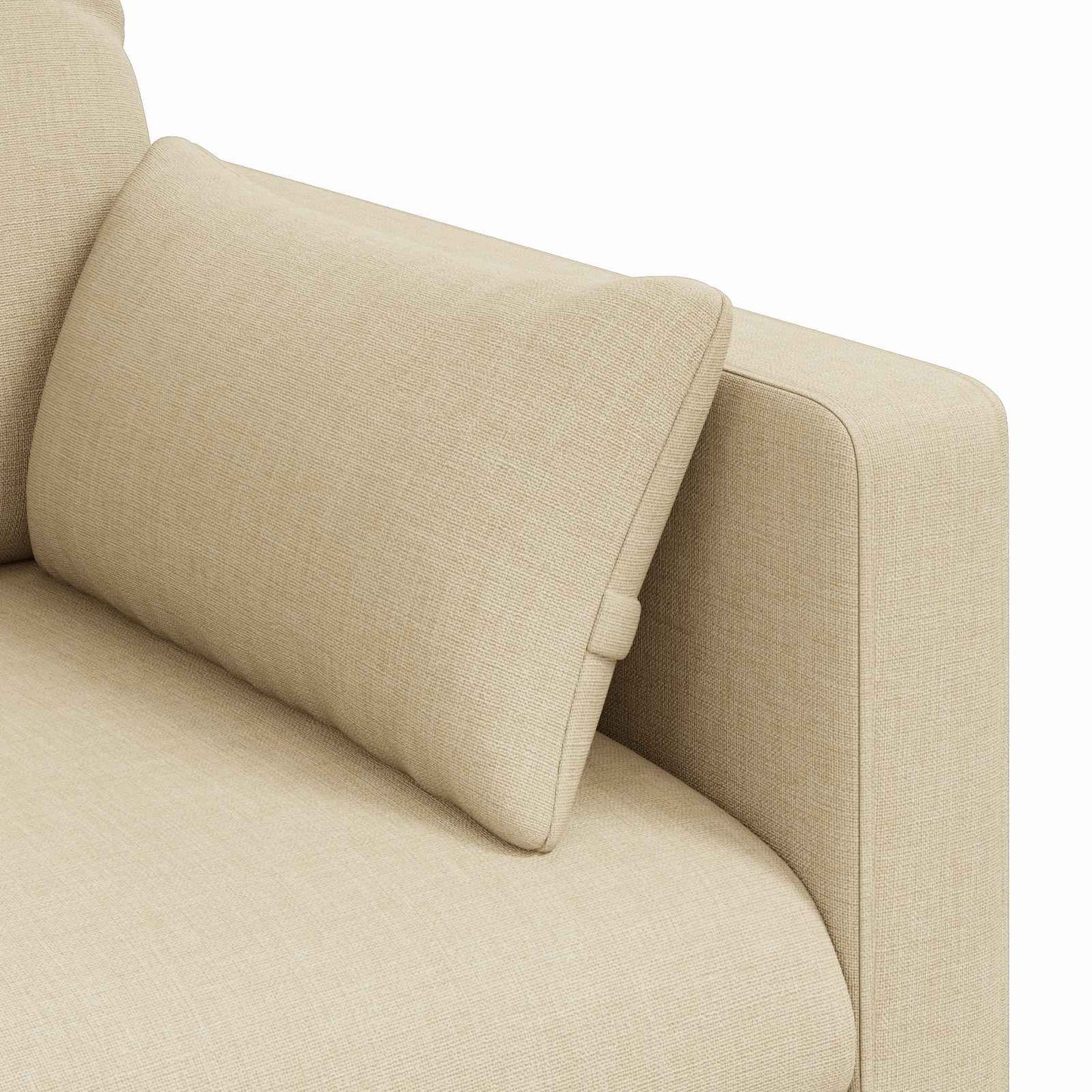 Sofa Creme 139 x 78 x 80 cm Stoff