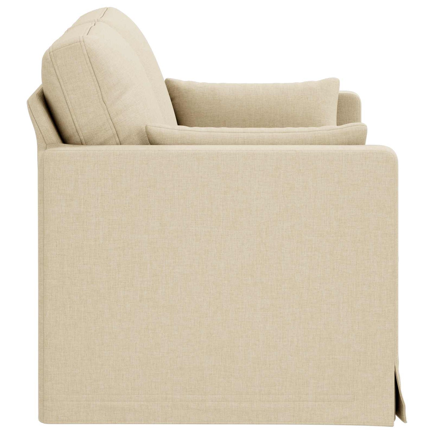 Sofa Creme 139 x 78 x 80 cm Stoff