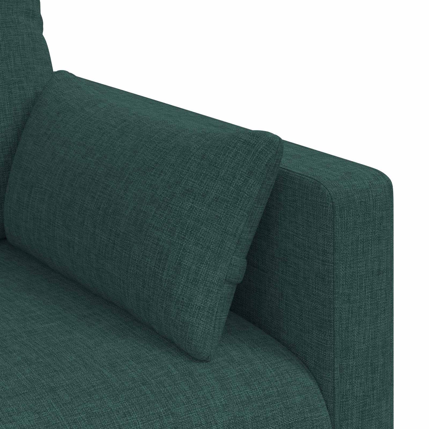 Sofa Dunkelgrün 158 x 78 x 80 cm Stoff