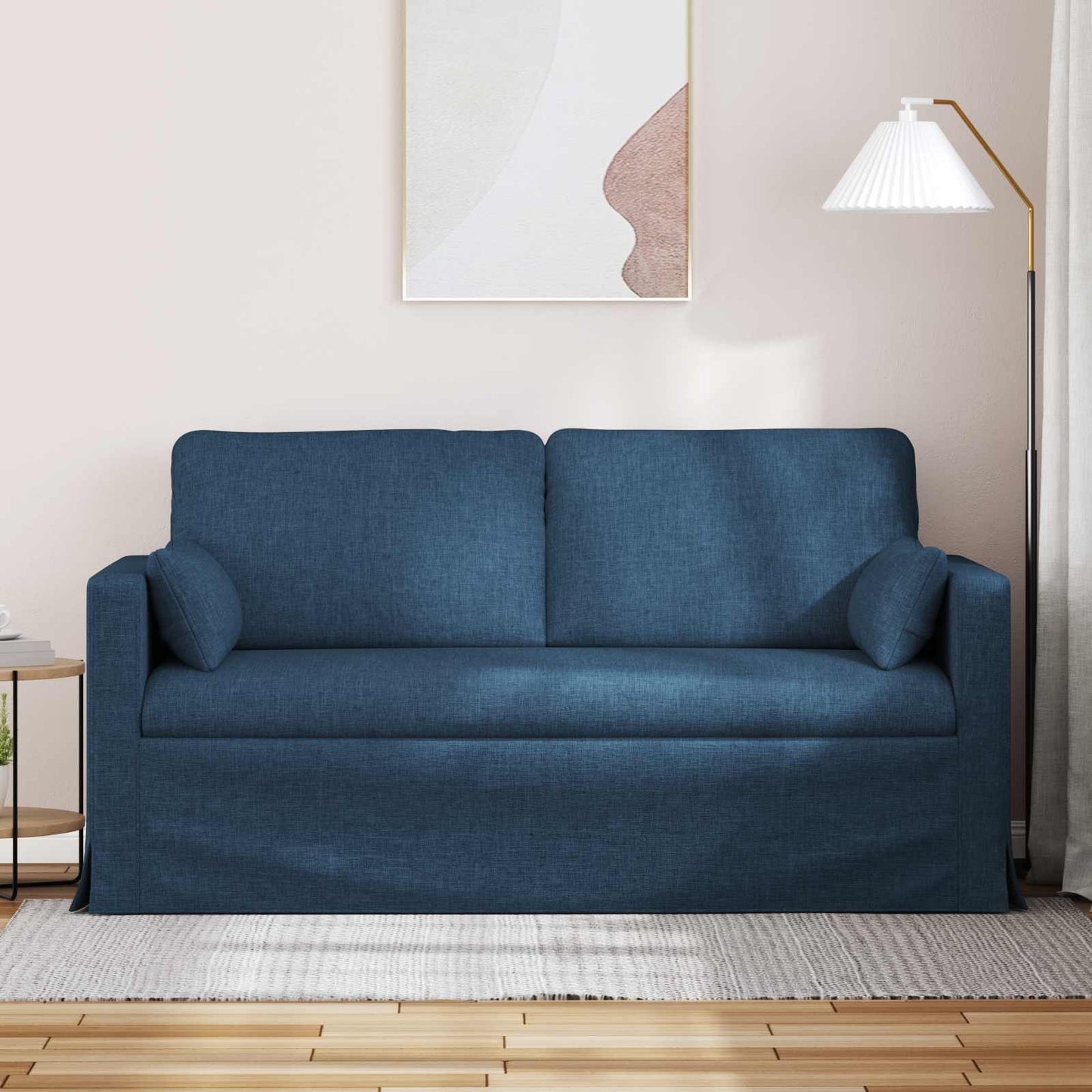 Sofa Blau 158 x 78 x 80 cm Stoff