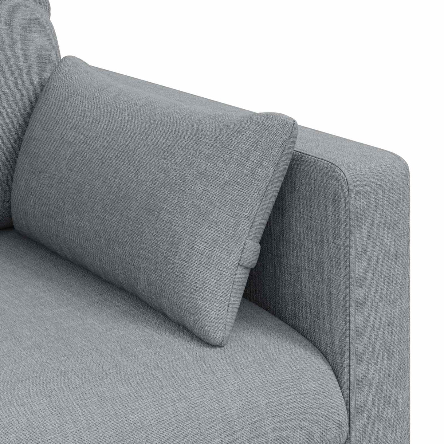 Sofa Hellgrau 78 x 78 x 80 cm Stoff