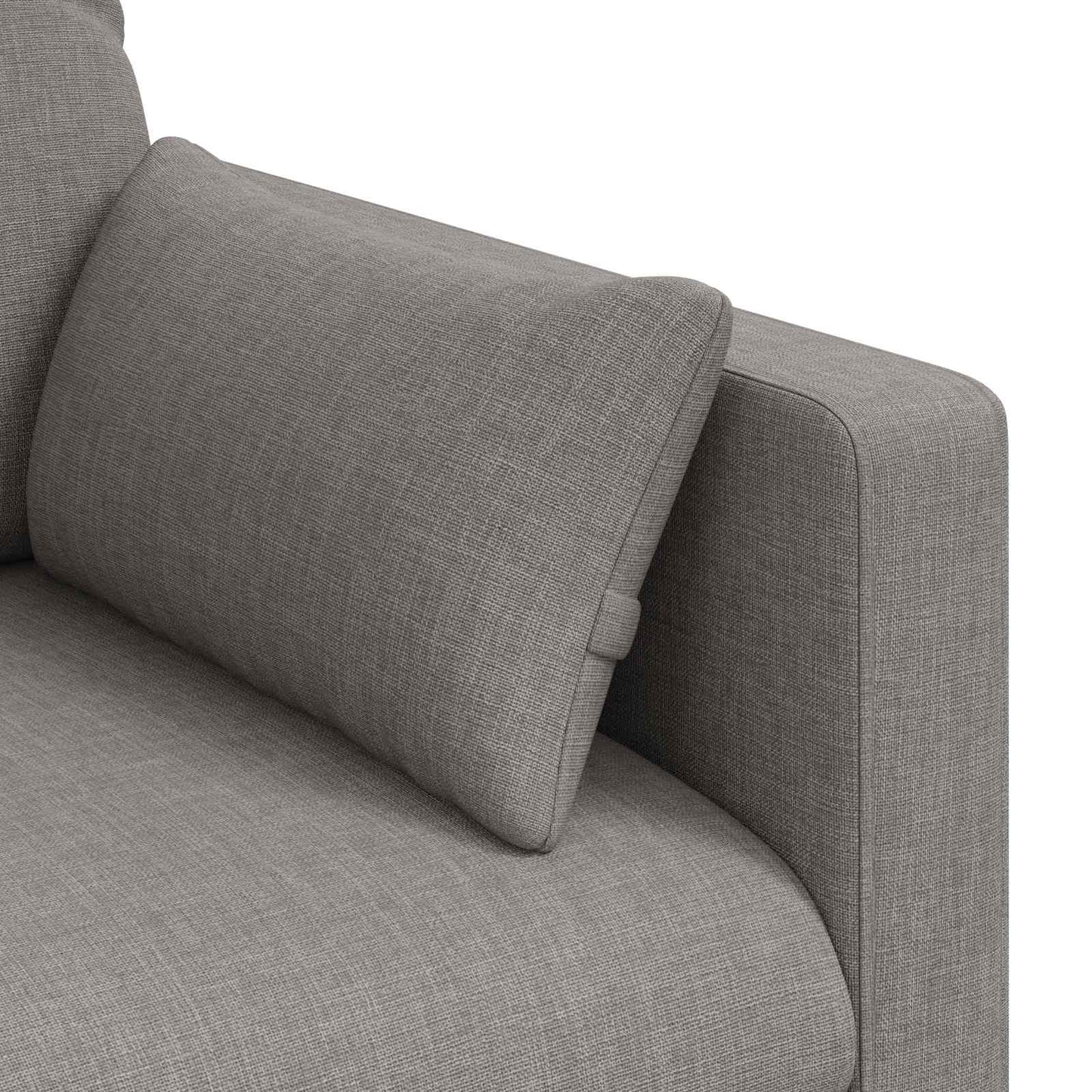 Sofa Taupe 198 x 78 x 80 cm Stoff
