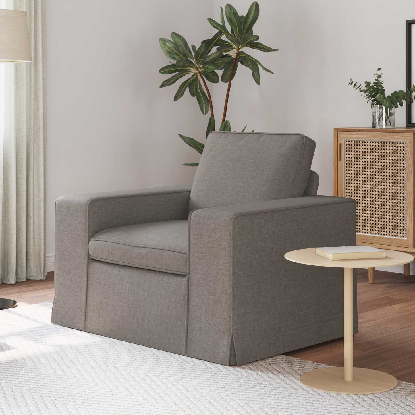 Sofa Taupe 103 x 80 x 82 cm Stoff