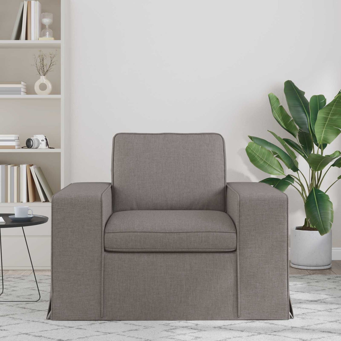 Sofa Taupe 103 x 80 x 82 cm Stoff