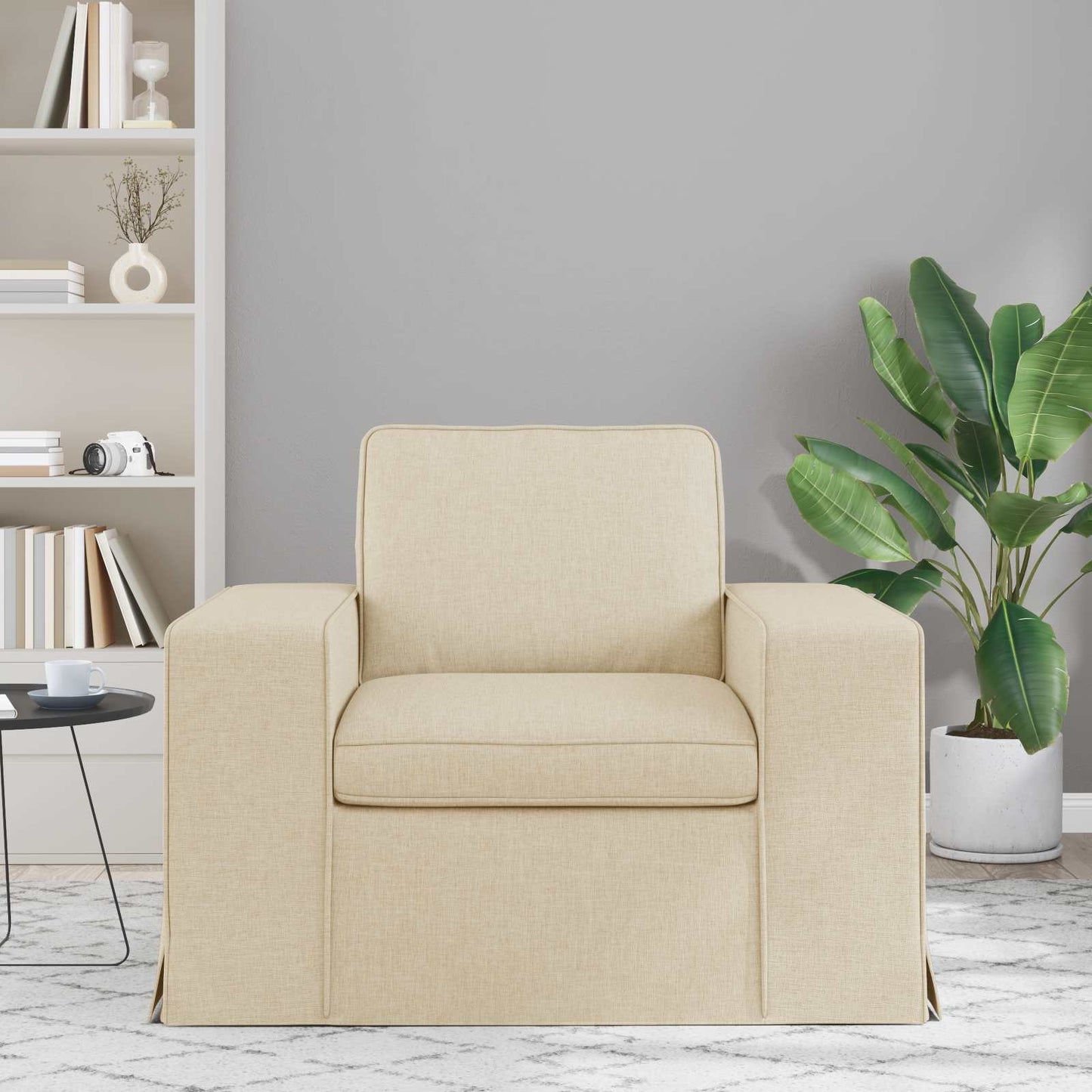 Sofa Creme 103 x 80 x 82 cm Stoff