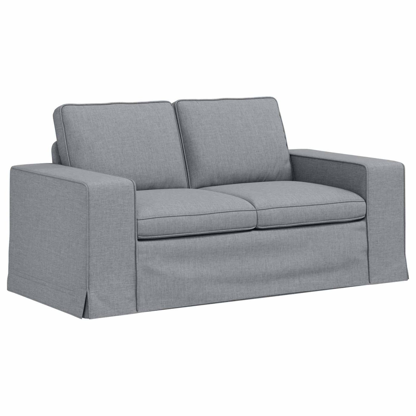 Sofa Hellgrau 162 x 80 x 82 cm Stoff