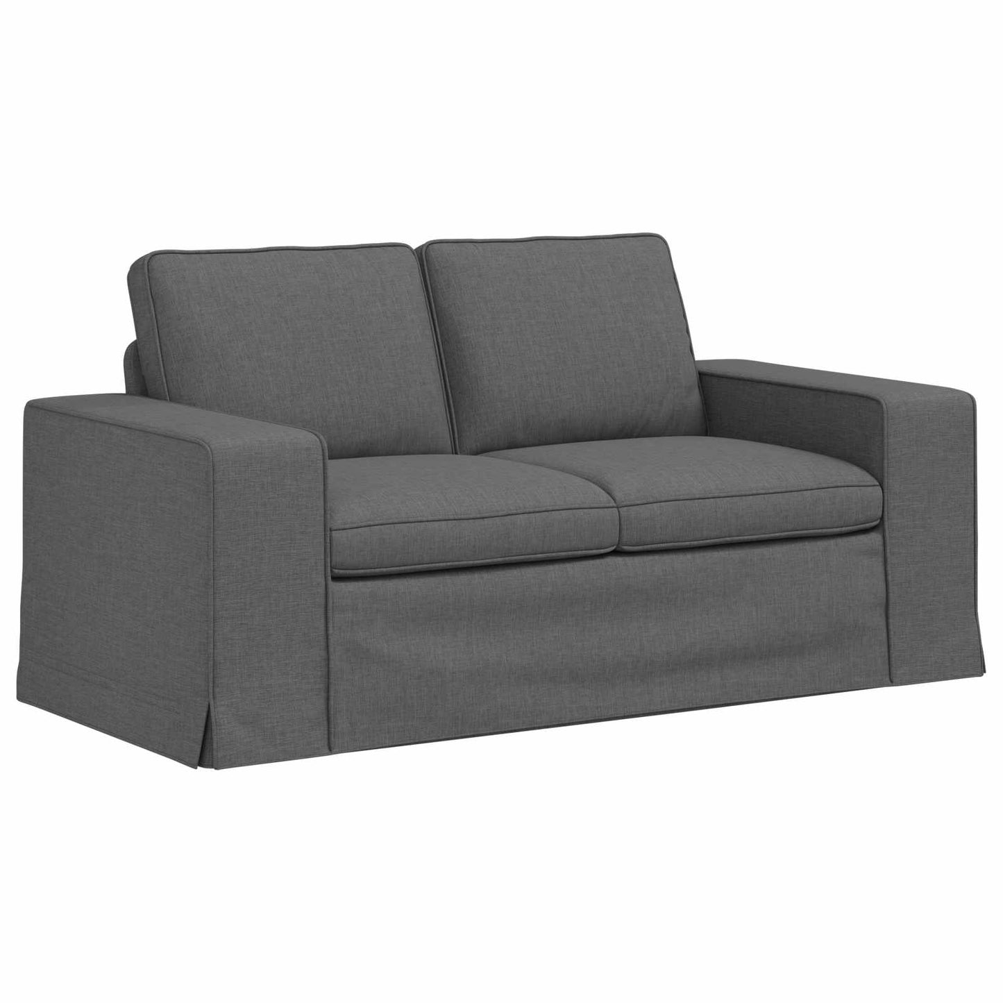 Sofa Dunkelgrau 162 x 80 x 82 cm Stoff