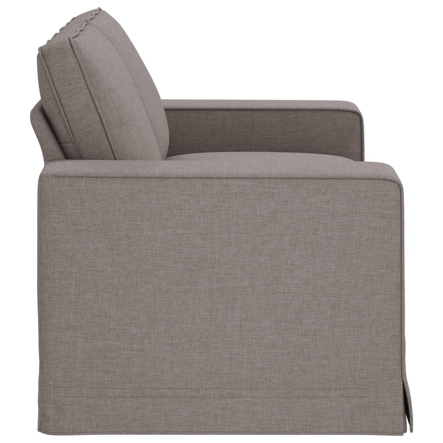 Sofa Taupe 162 x 80 x 82 cm Stoff