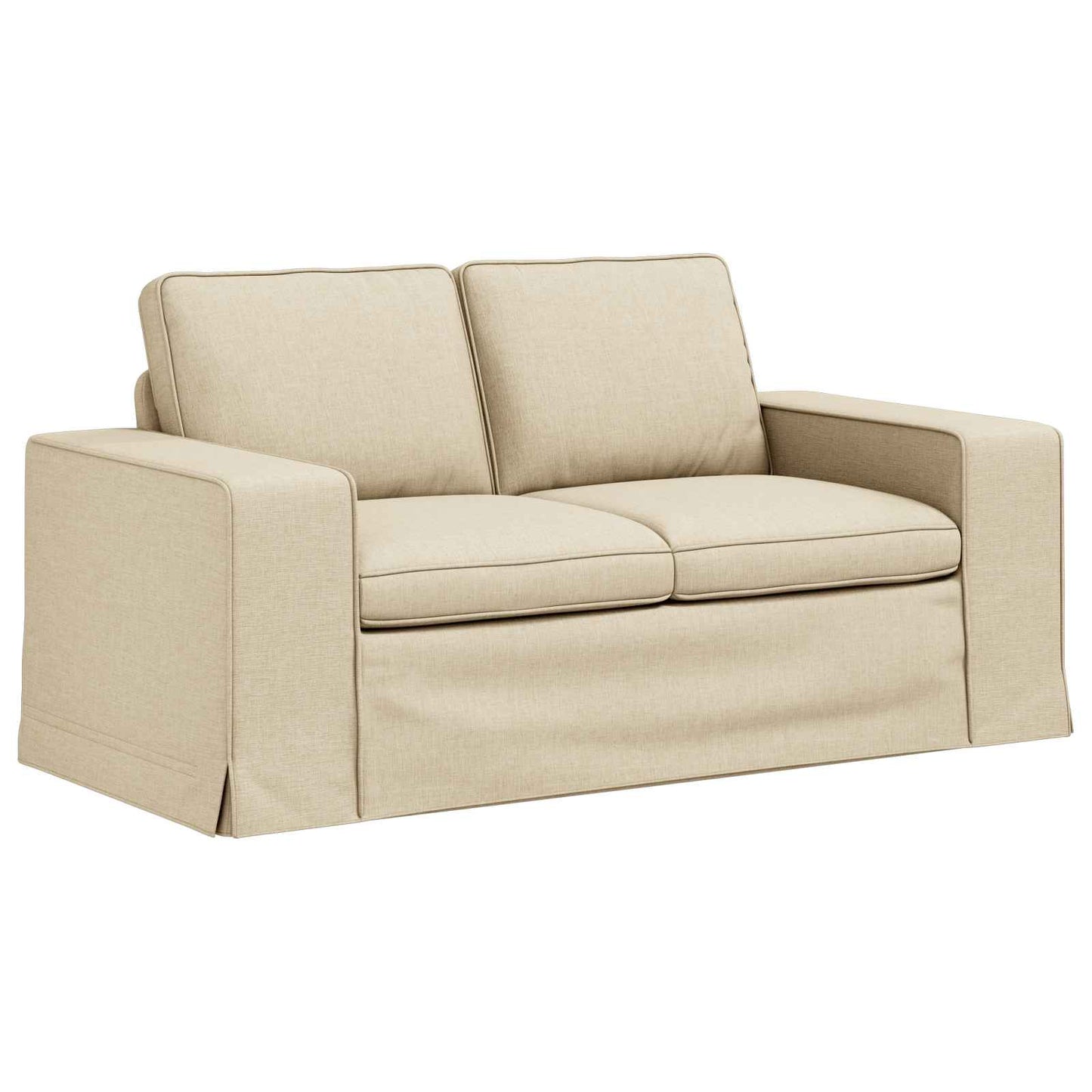 Sofa Creme 162 x 80 x 82 cm Stoff