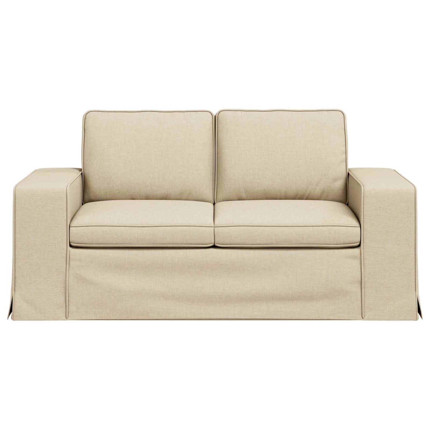 Sofa Creme 162 x 80 x 82 cm Stoff