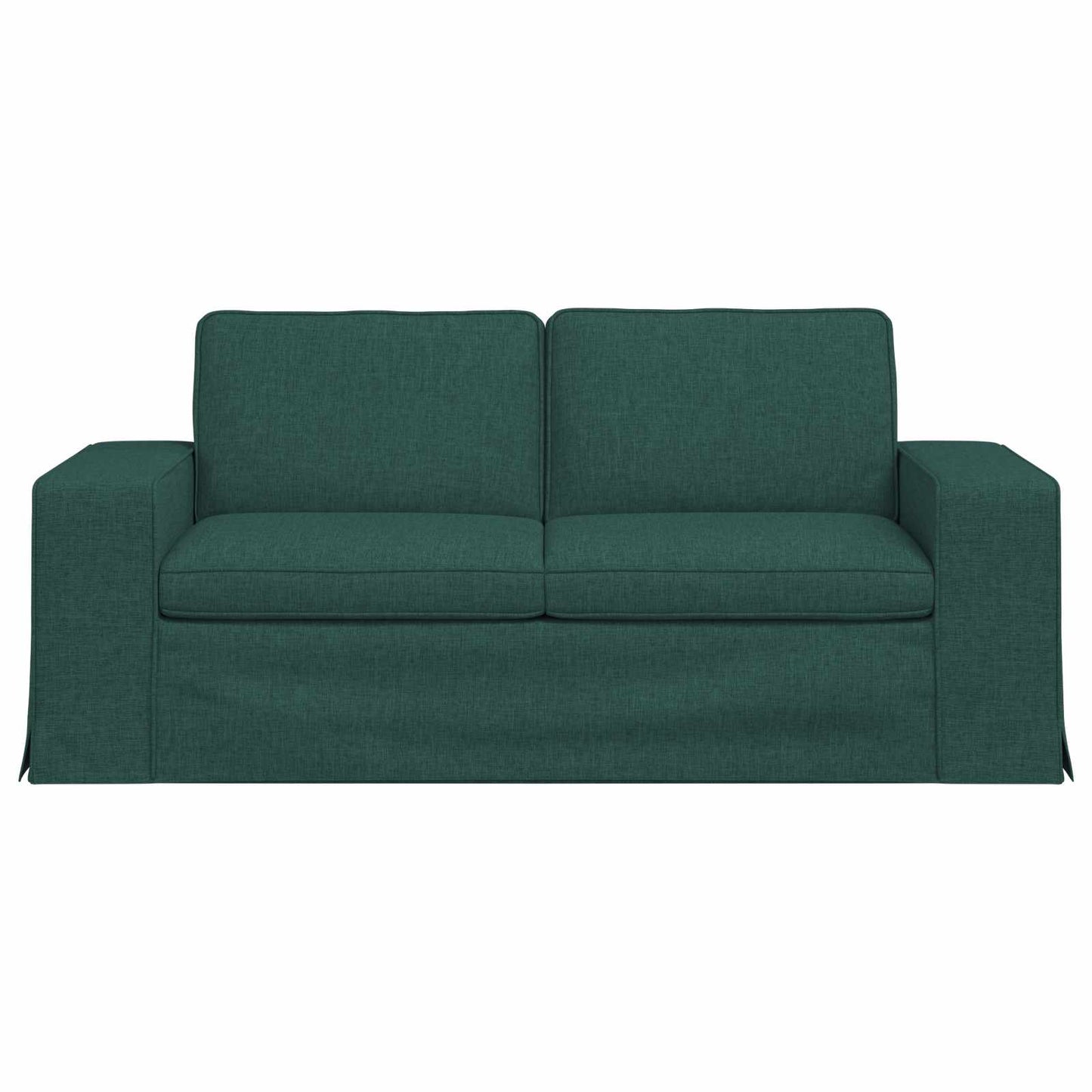 Sofa Dunkelgrün 182 x 80 x 82 cm Stoff