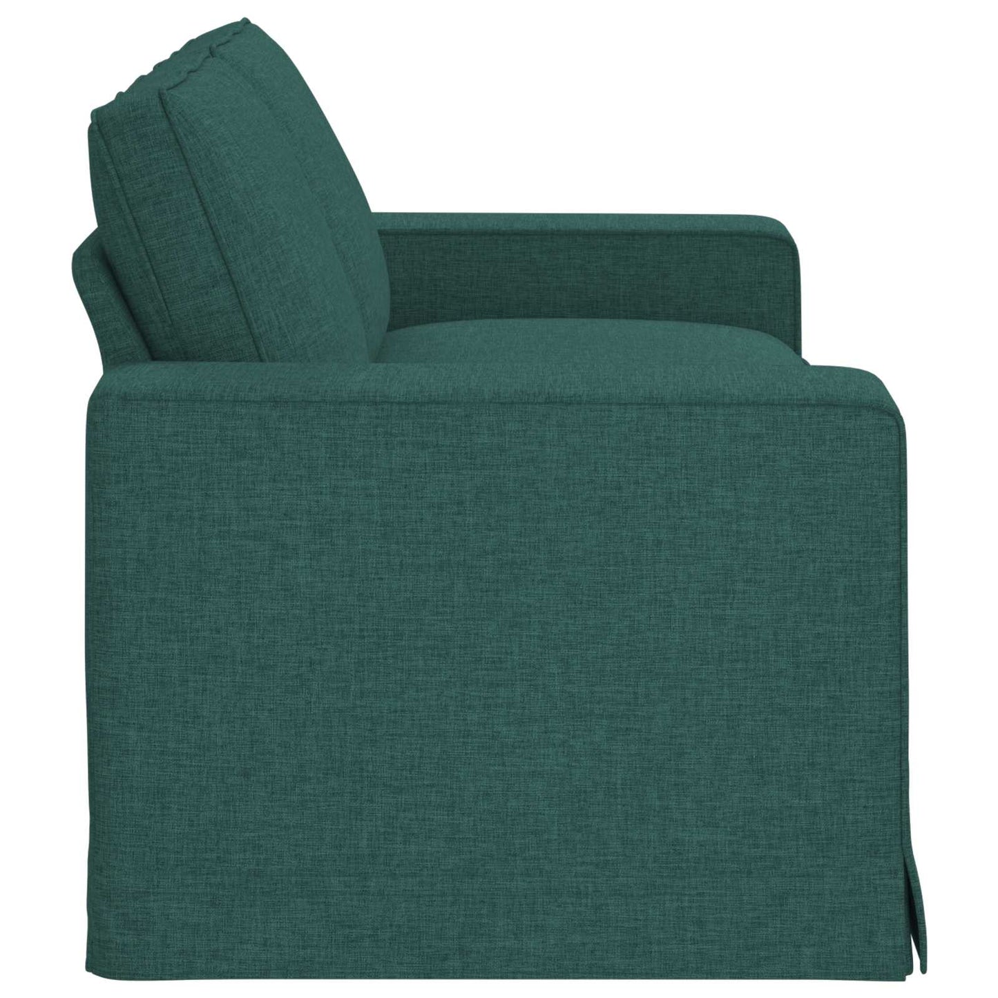 Sofa Dunkelgrün 182 x 80 x 82 cm Stoff