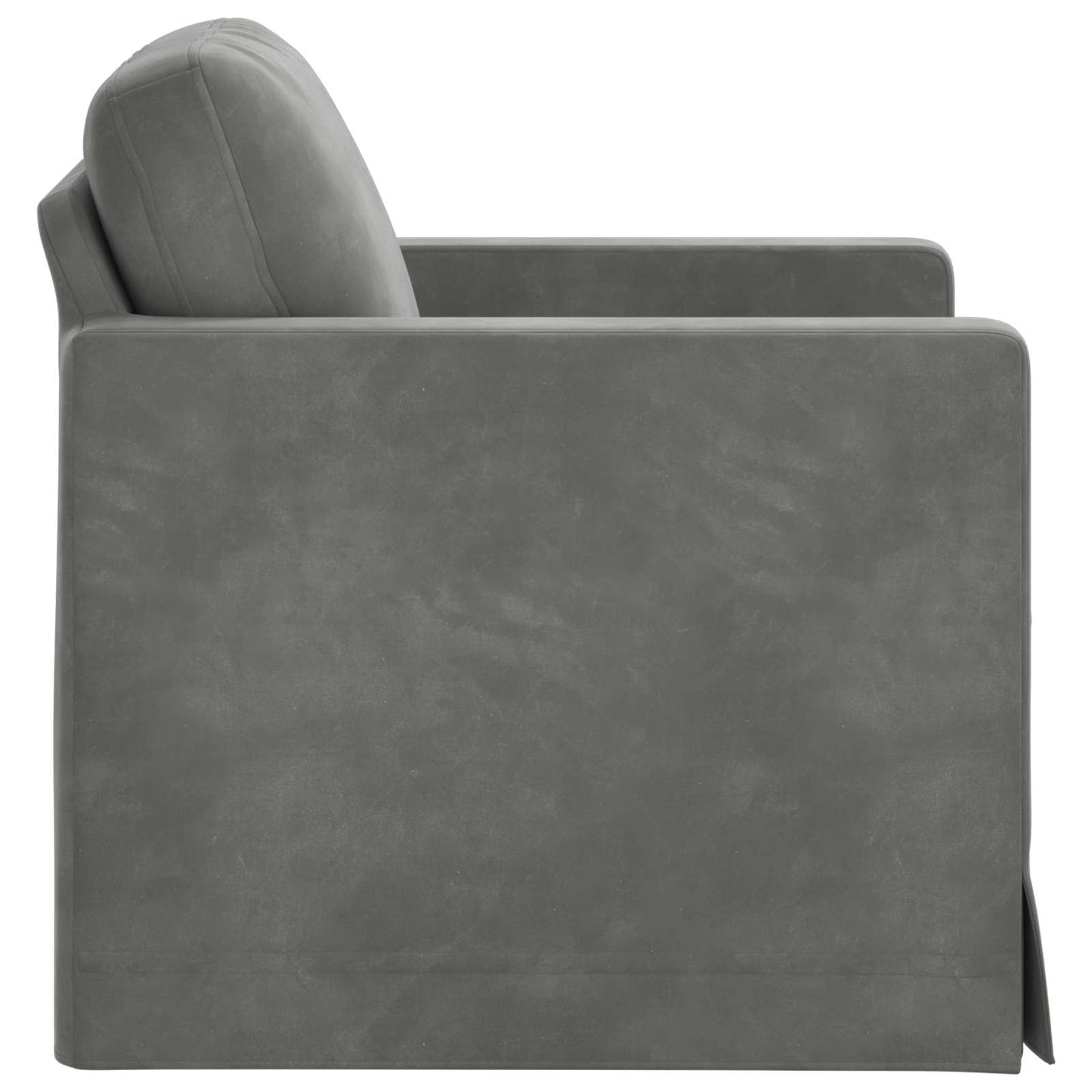 Sofa Dunkelgrau 78 x 78 x 80 cm Samt