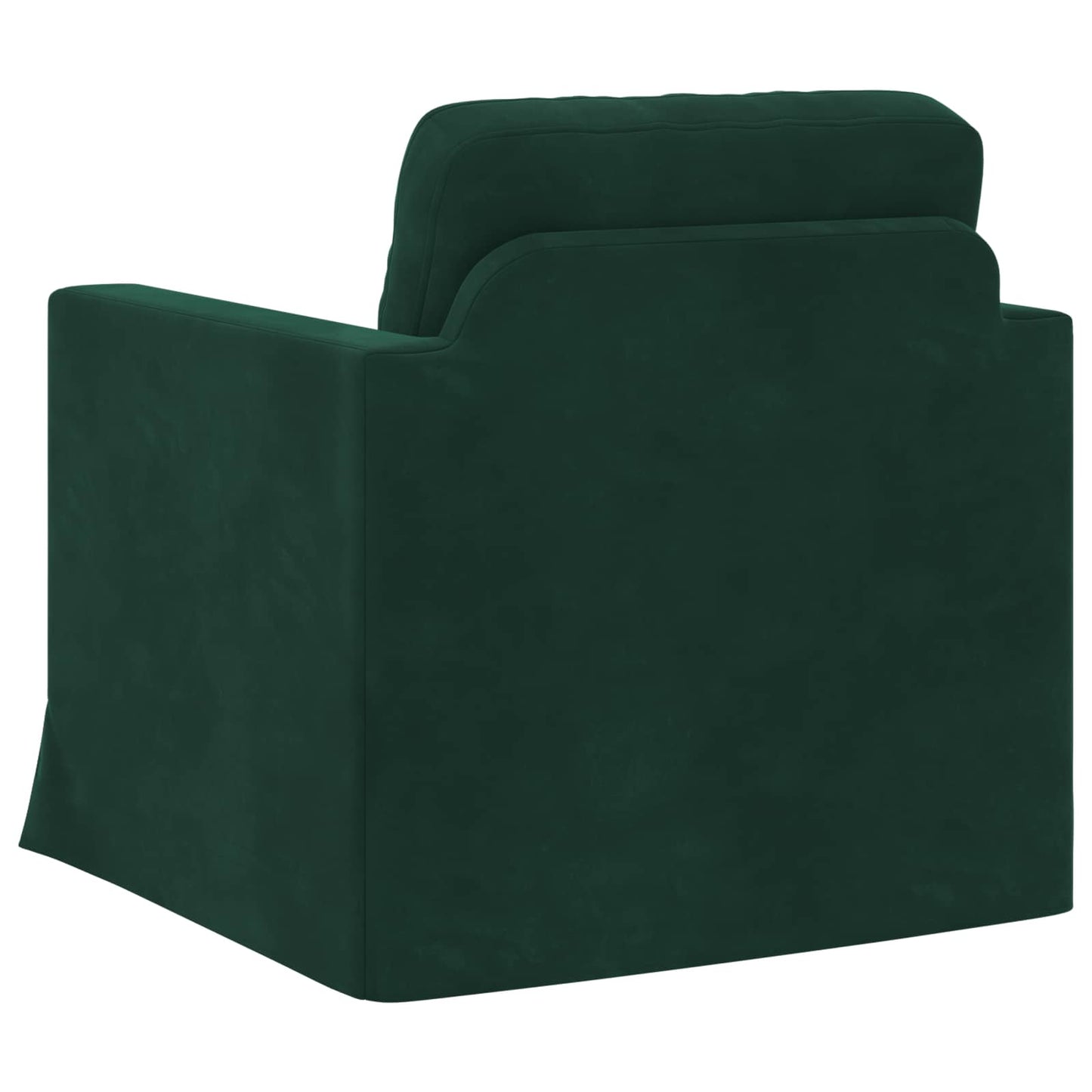 Sofa Dunkelgrün 78 x 78 x 80 cm Samt