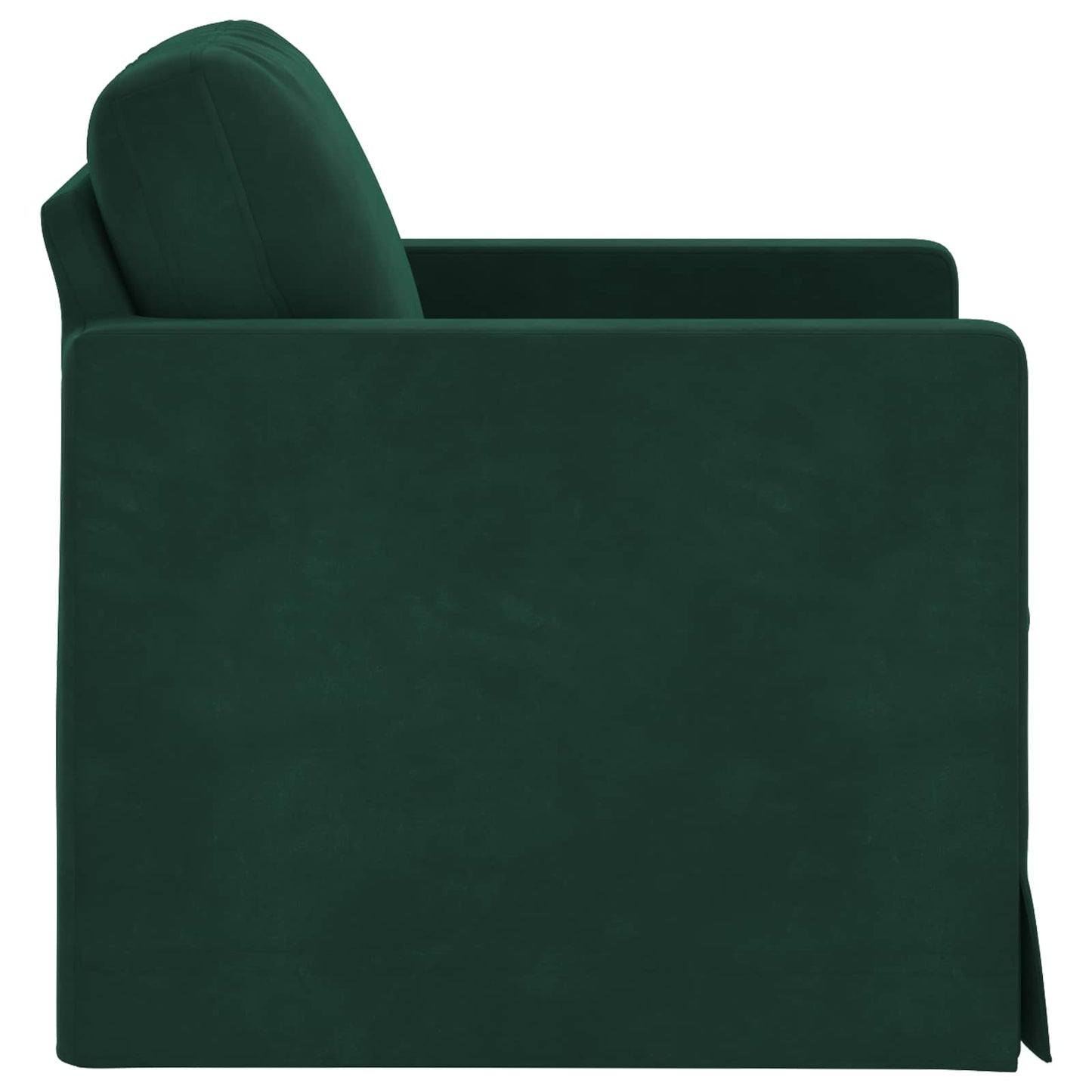 Sofa Dunkelgrün 78 x 78 x 80 cm Samt