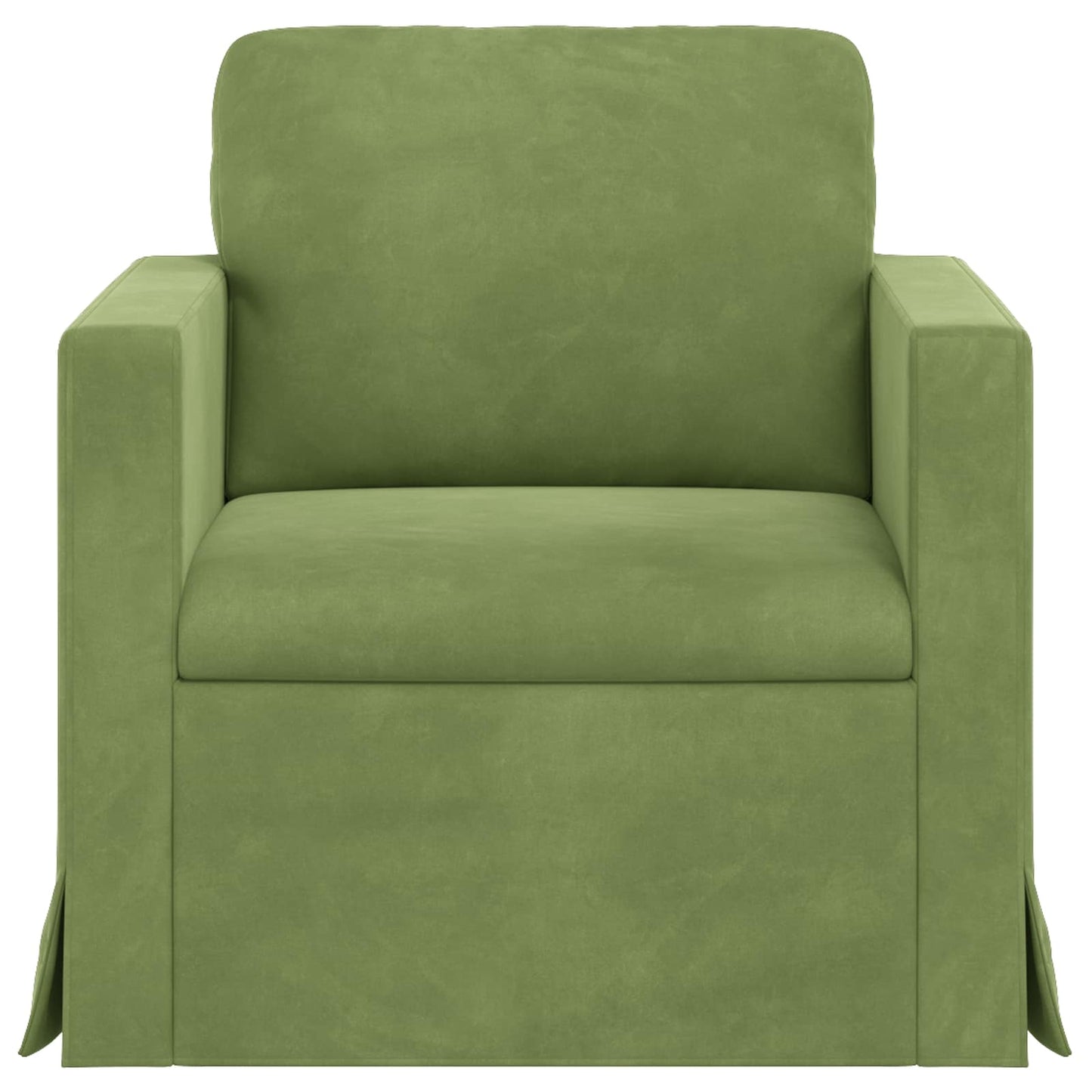 Sofa Hellgrün 78 x 78 x 80 cm Samt