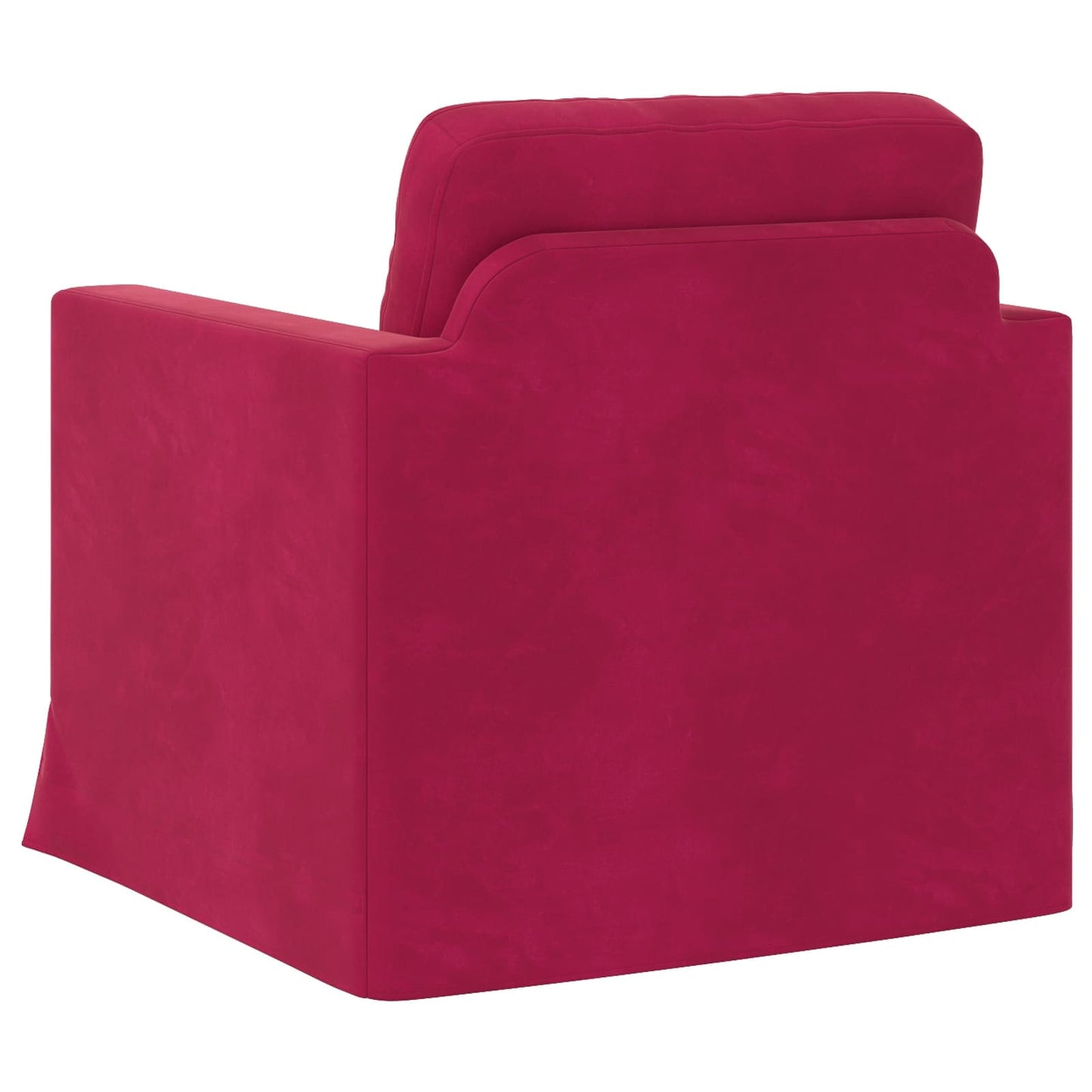 Sofa Weinrot 78 x 78 x 80 cm Samt