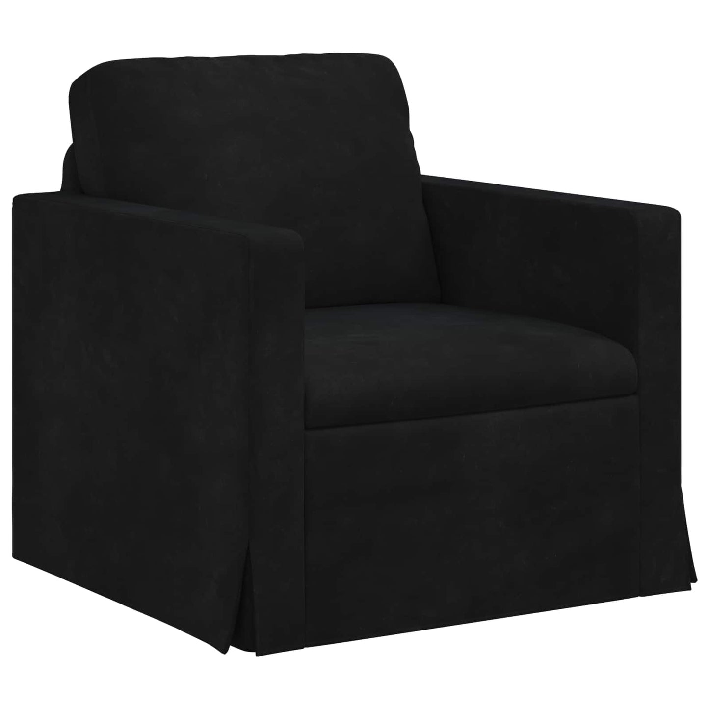 Sofa Schwarz 78 x 78 x 80 cm Samt