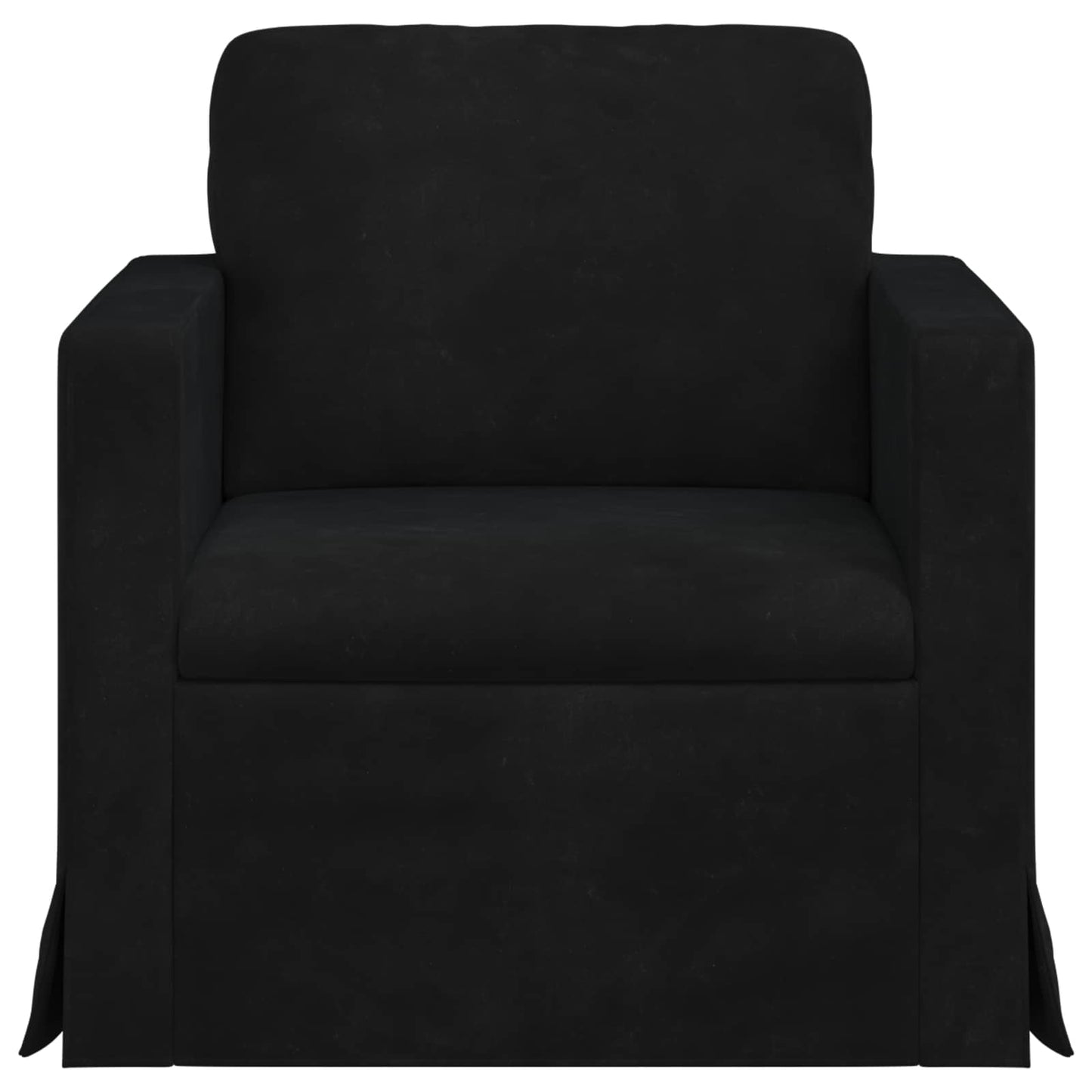 Sofa Schwarz 78 x 78 x 80 cm Samt