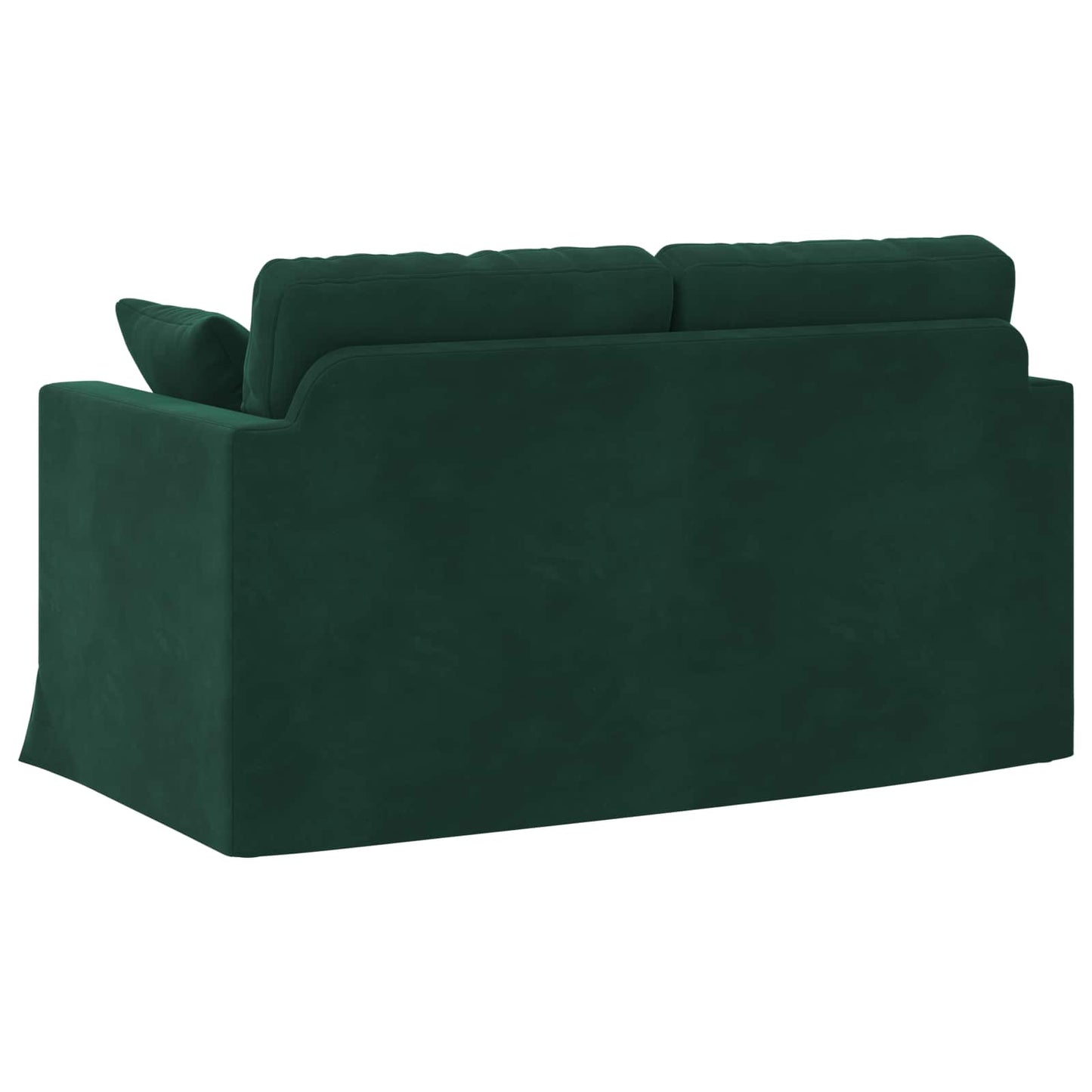 Sofa Dunkelgrün 138 x 78 x 80 cm Samt