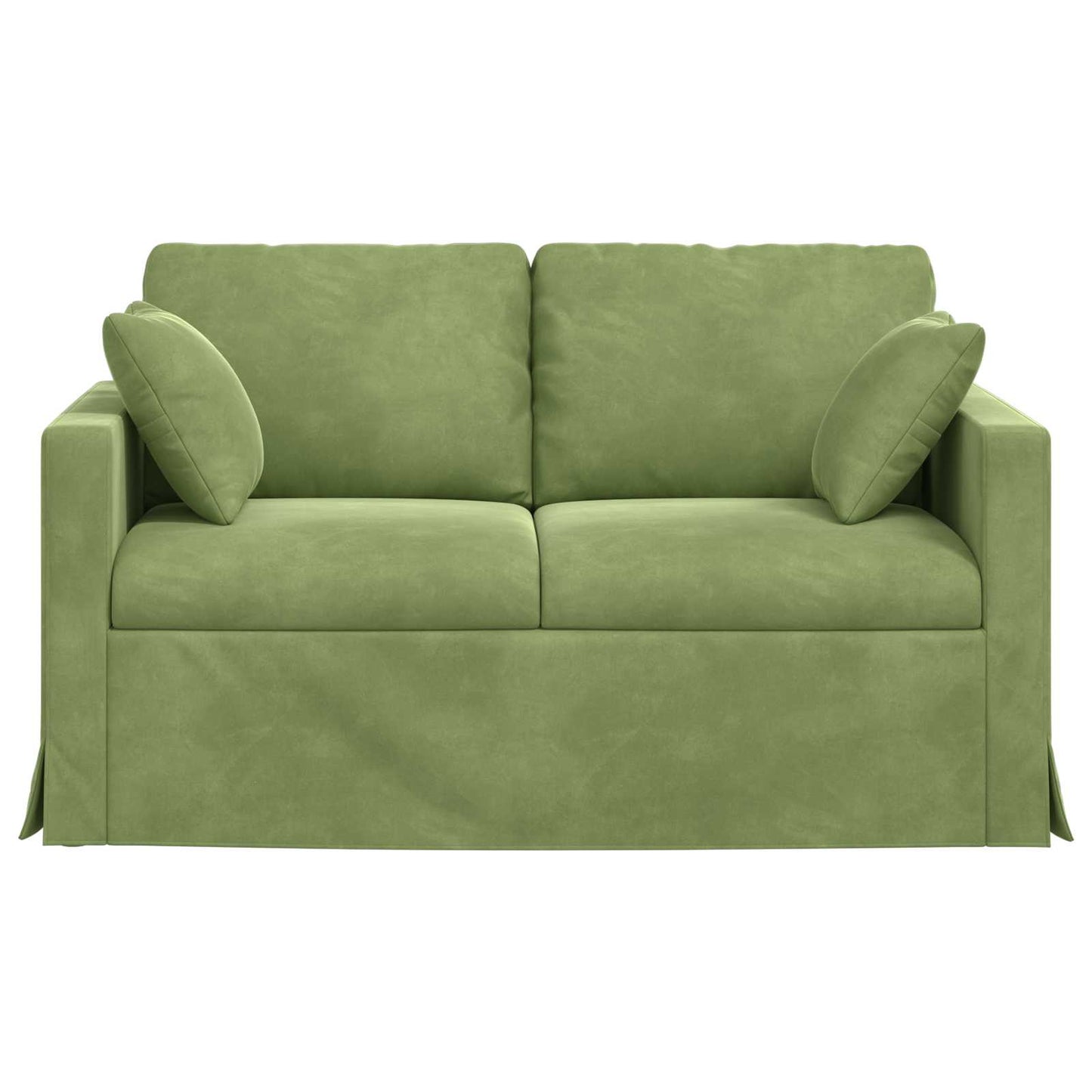 Sofa Hellgrün 138 x 78 x 80 cm Samt