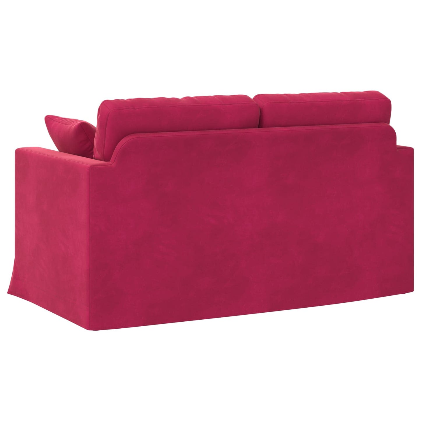 Sofa Weinrot 138 x 78 x 80 cm Samt