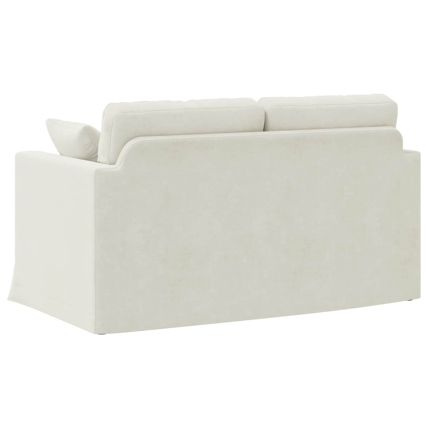 Sofa Creme 138 x 78 x 80 cm Samt