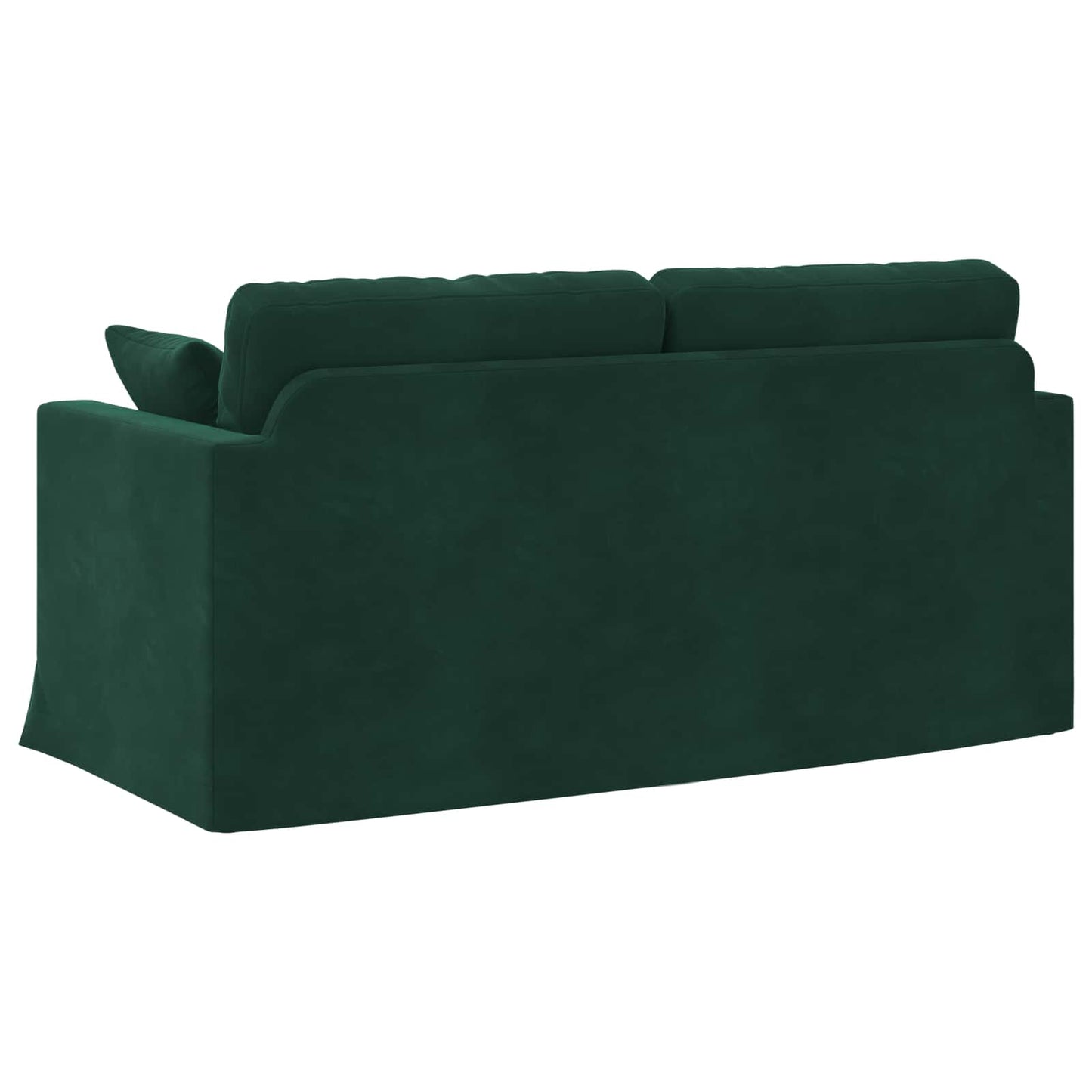 Sofa Dunkelgrün 158 x 78 x 80 cm Samt