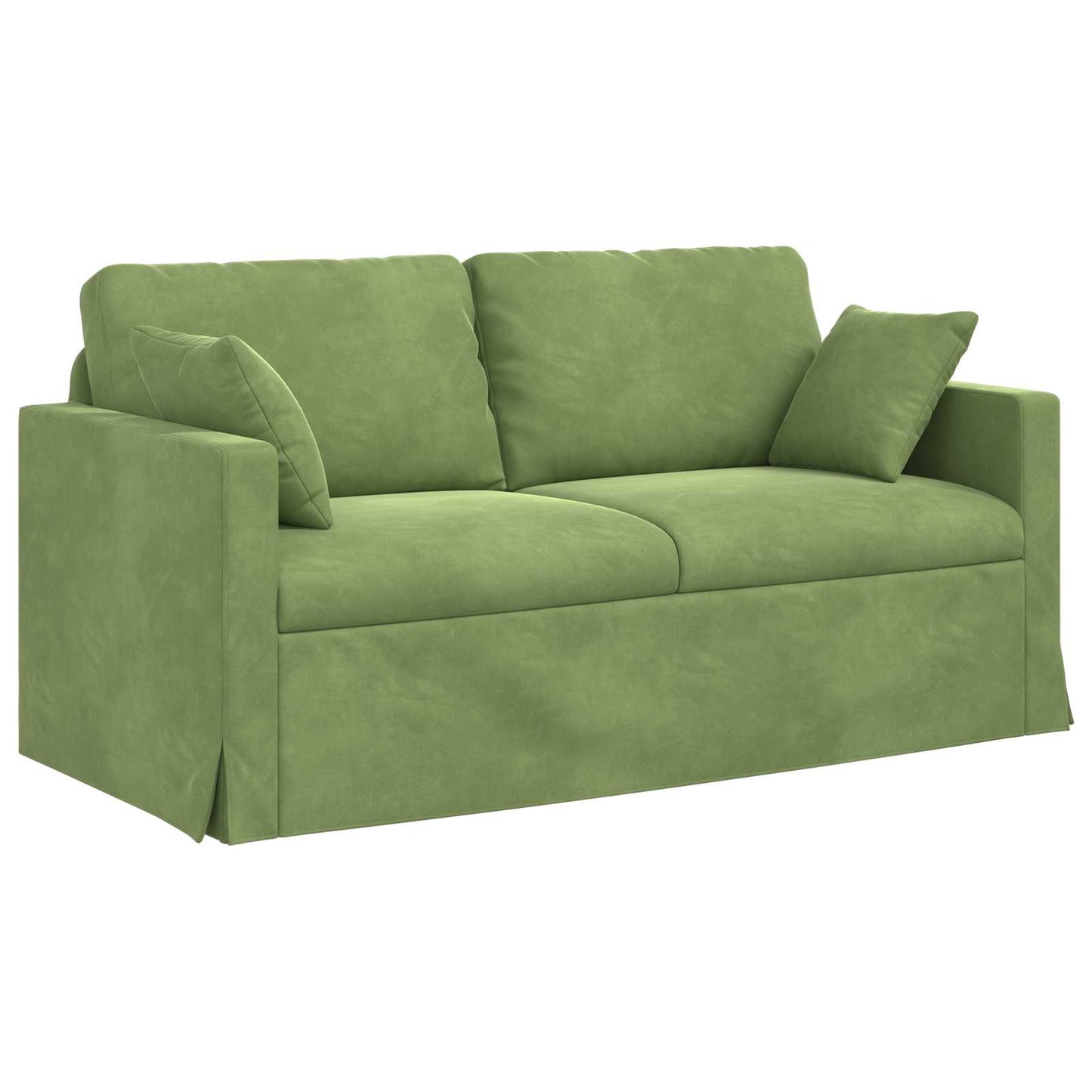 Sofa Hellgrün 158 x 78 x 80 cm Samt