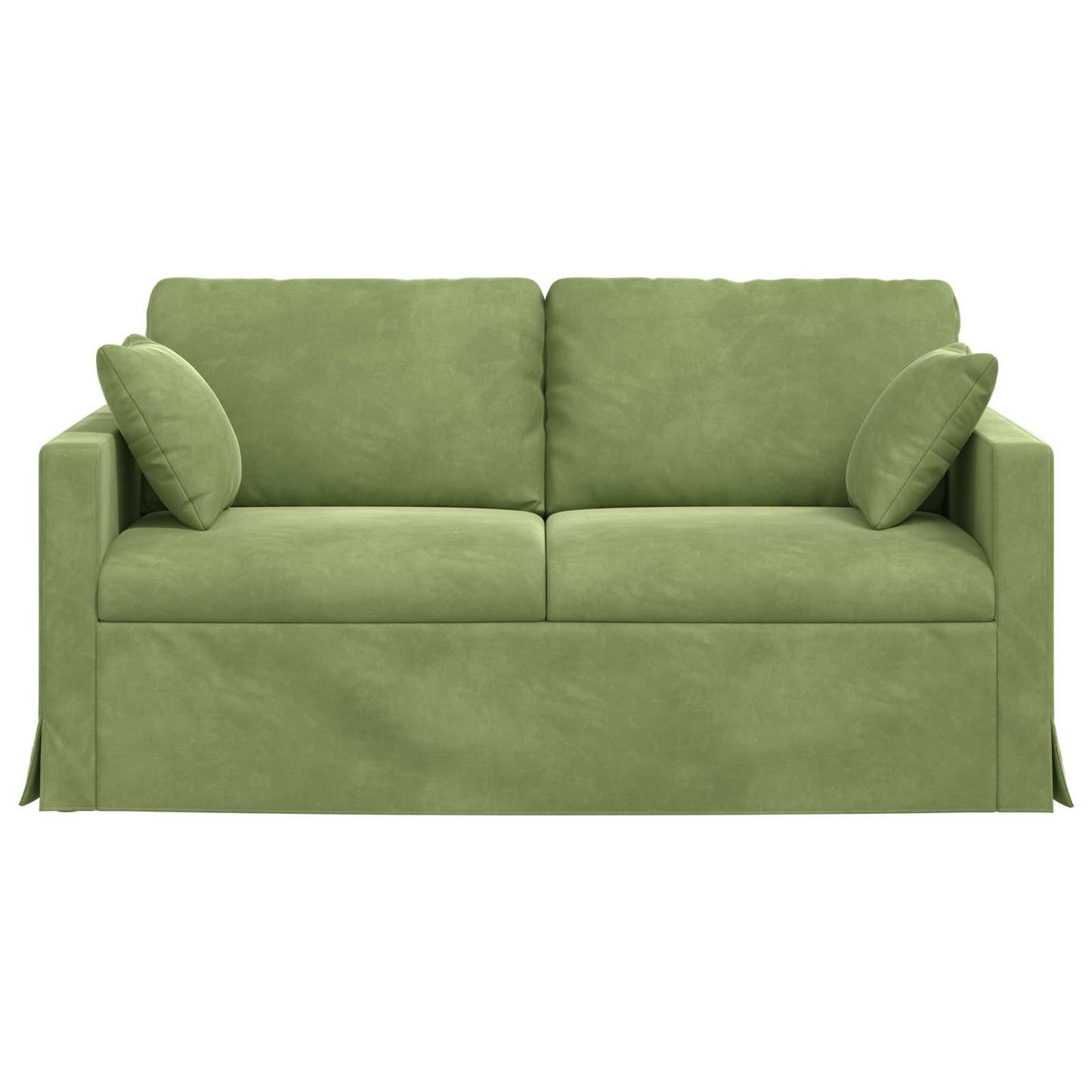 Sofa Hellgrün 158 x 78 x 80 cm Samt