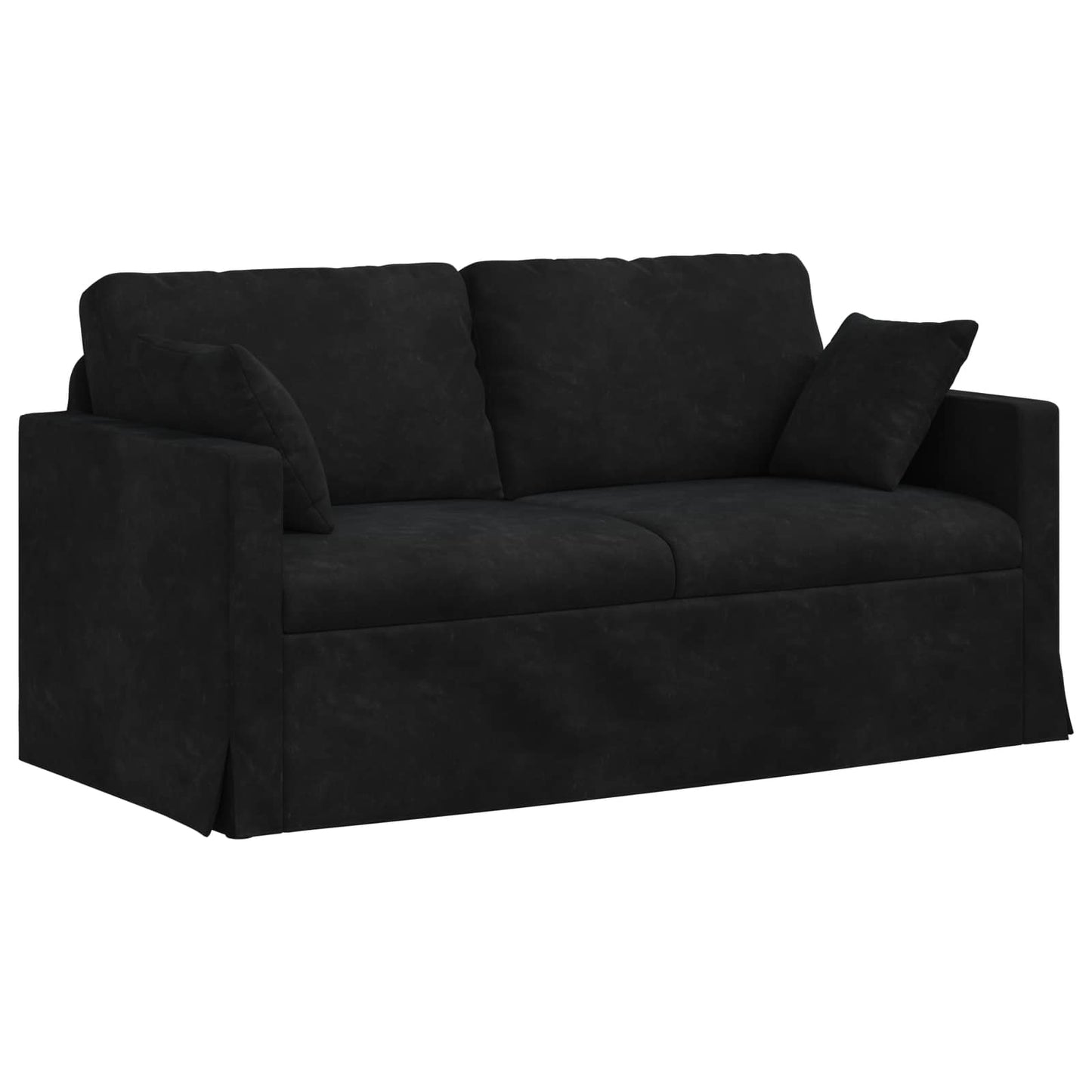 Sofa Schwarz 158 x 78 x 80 cm Samt