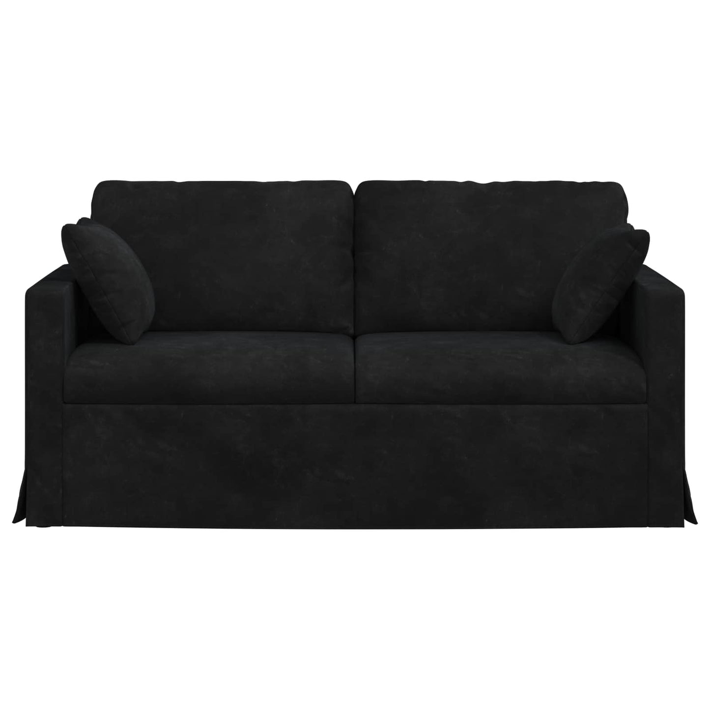 Sofa Schwarz 158 x 78 x 80 cm Samt