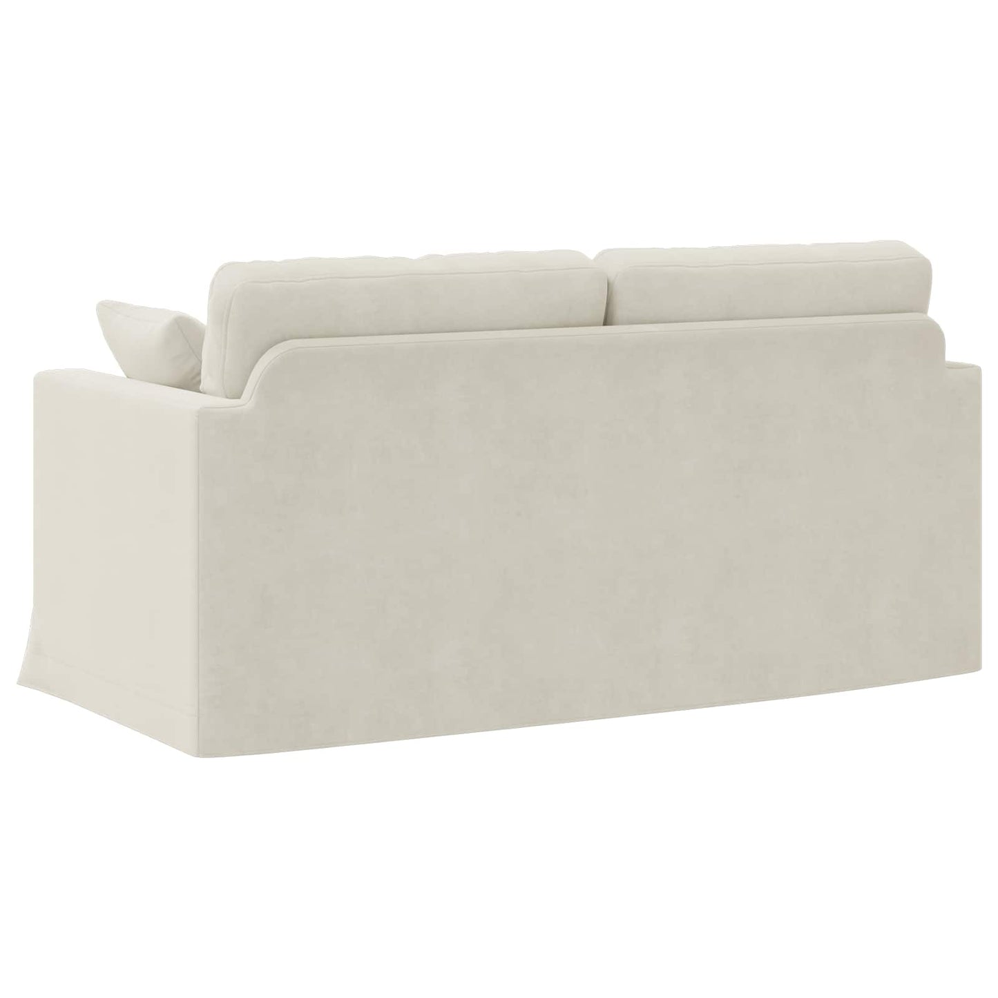 Sofa Creme 158 x 78 x 80 cm Samt