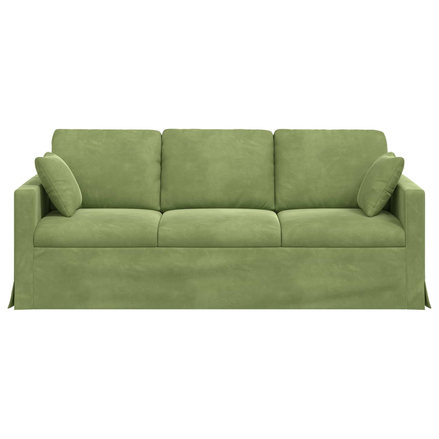 Sofa Hellgrün 198 x 78 x 80 cm Samt
