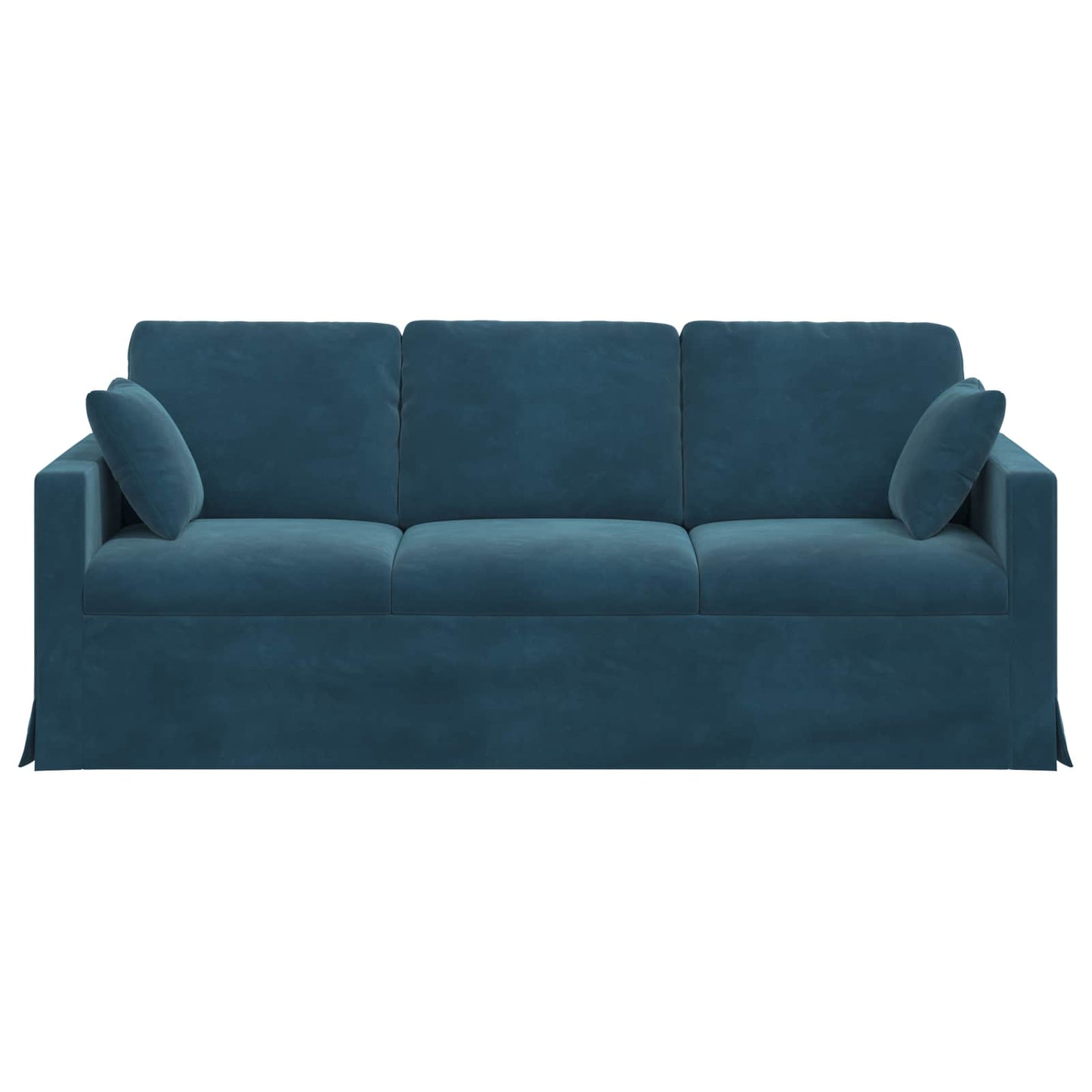 Sofa Blau 198 x 78 x 80 cm Samt