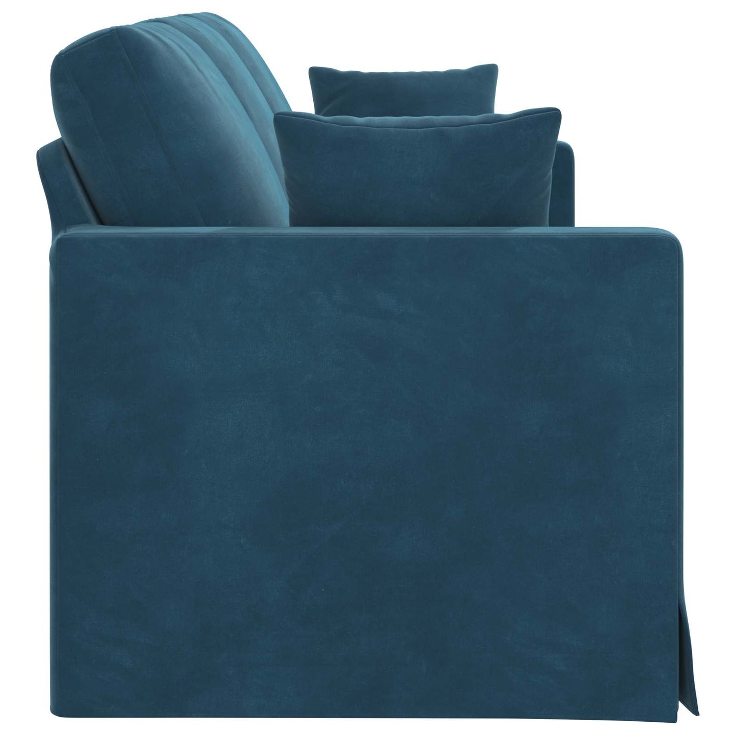 Sofa Blau 198 x 78 x 80 cm Samt