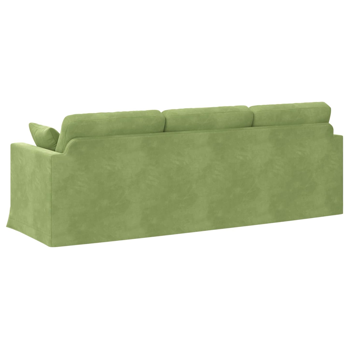Sofa Hellgrün 228 x 78 x 80 cm Samt