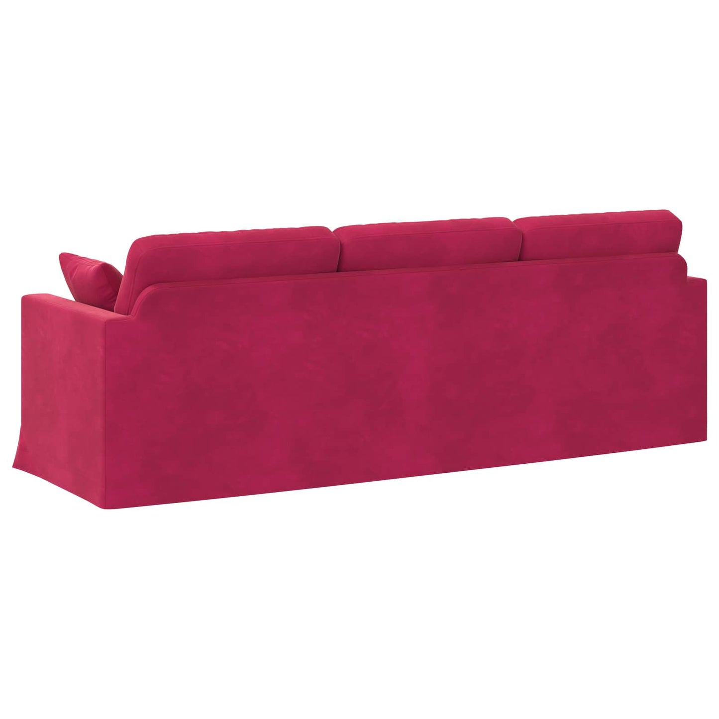 Sofa Weinrot 228 x 78 x 80 cm Samt